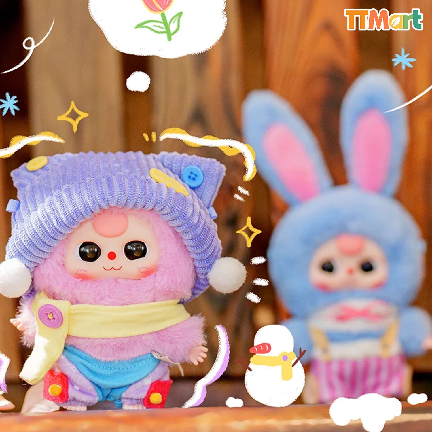 Baby Three Sweet Dream 100% Plush Series Blind Box