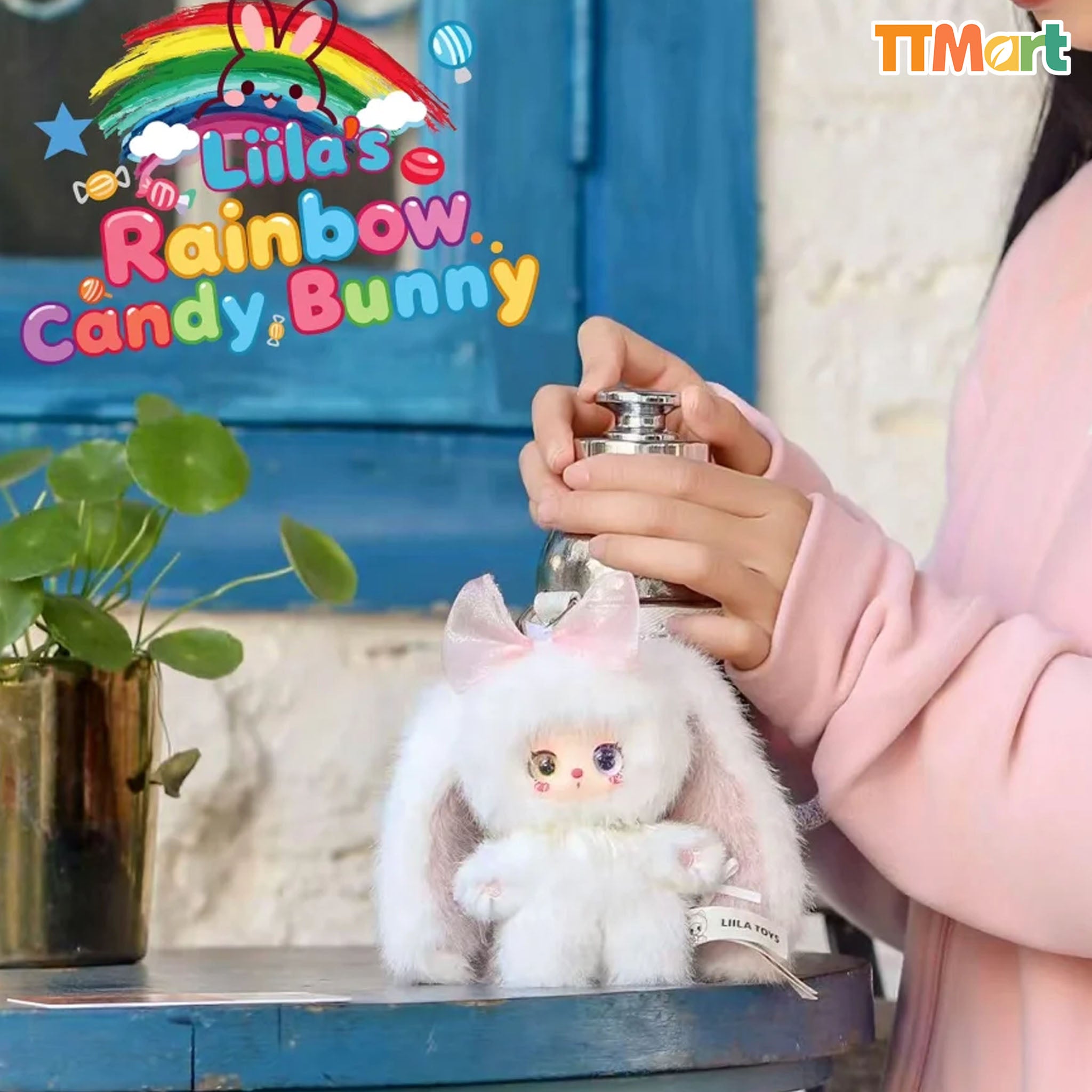 LIILA Rainbow Candy Bunny Plush Series Blind Box