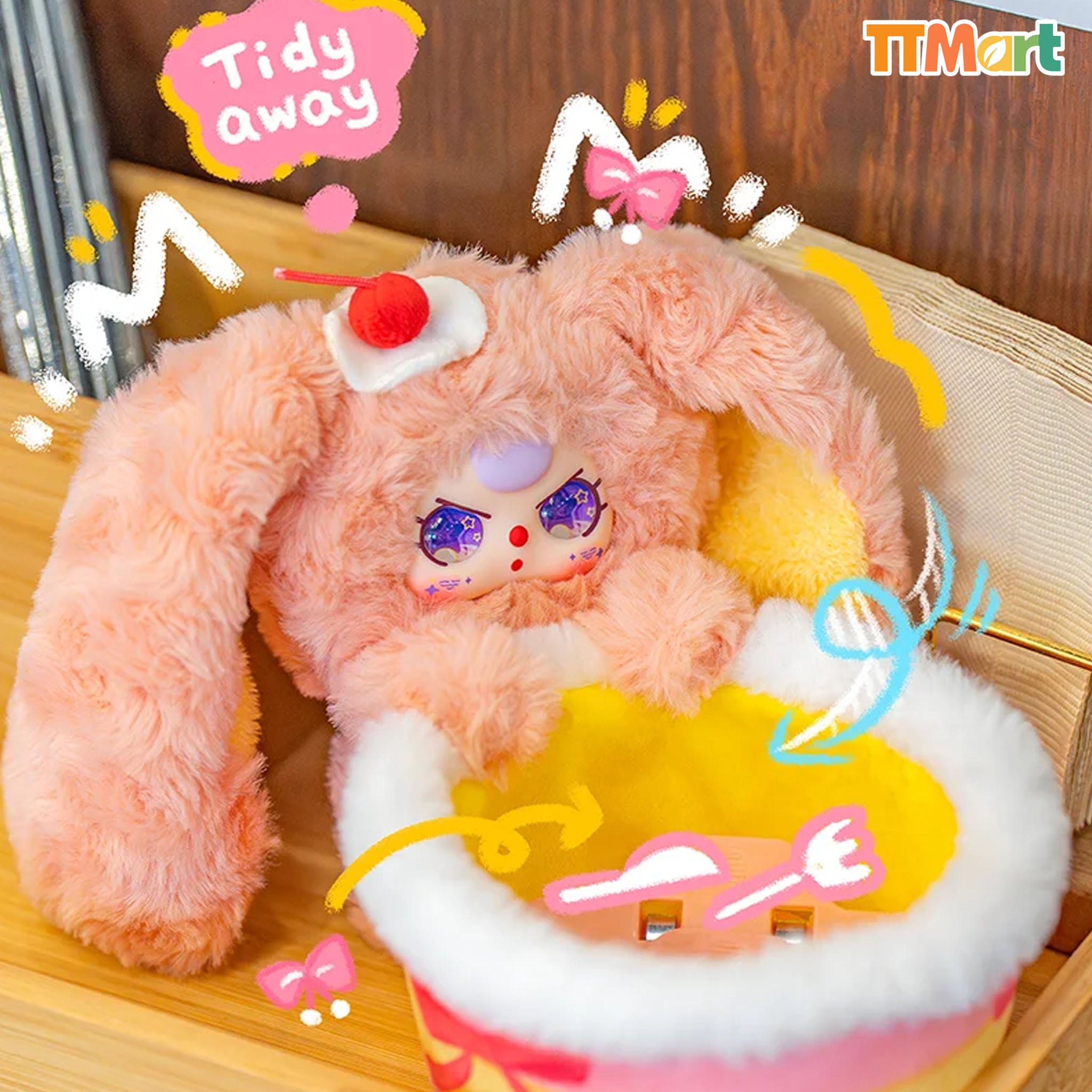 Baby Three Storage Basket Plush Blind Box