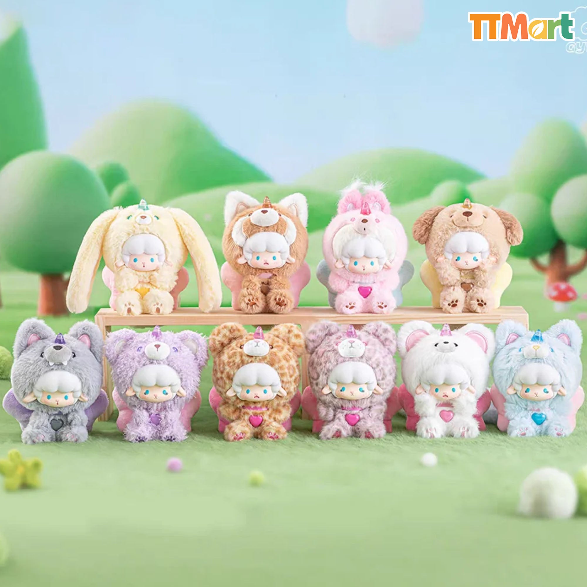 GYUN BIG Tailed Critter Crew Plush Series Blind Box