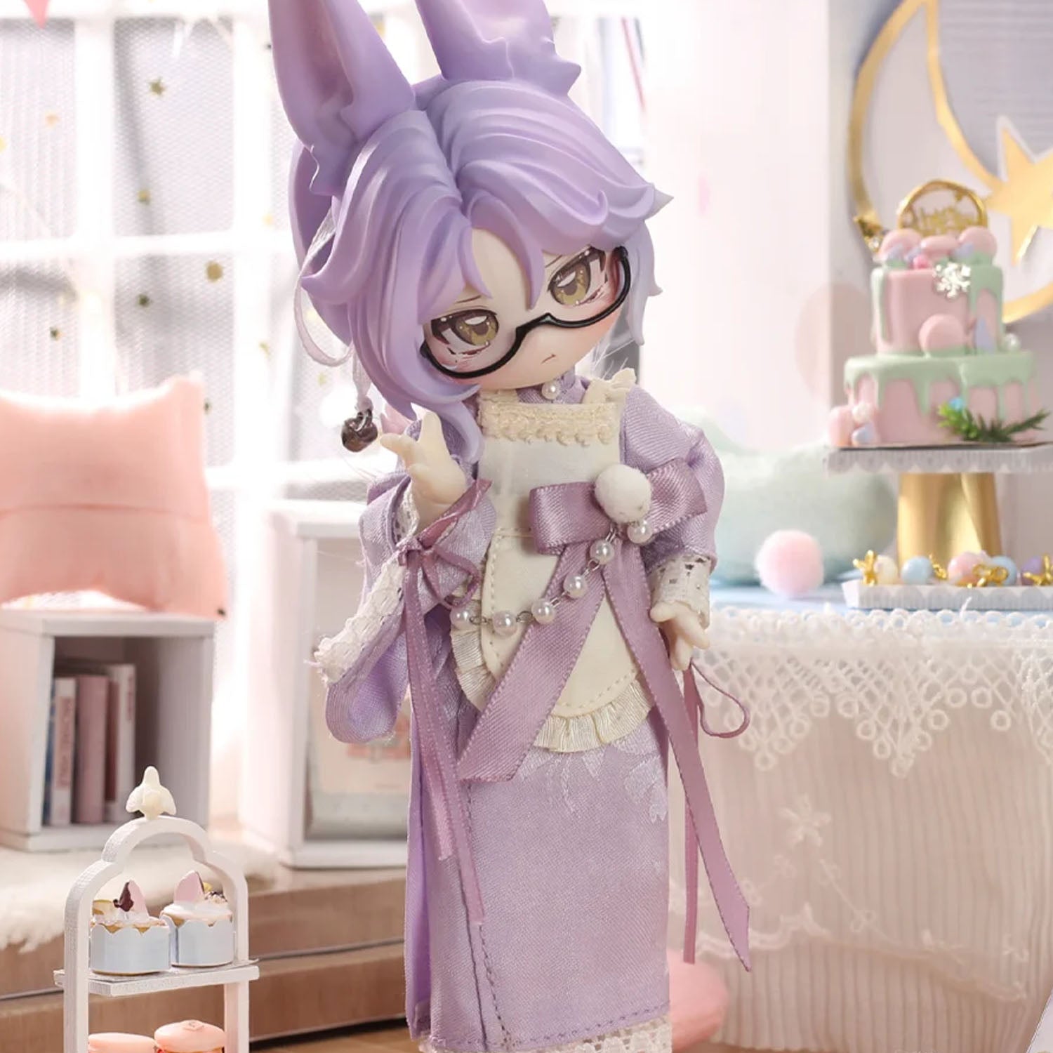 Inedible Doll Moon Jumping Time Bunny Series BJD Blind Box