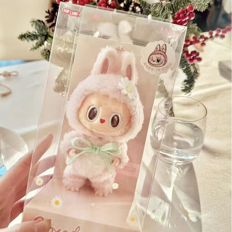 popmart land mokoko CloseTo Sweet キーホルダー Labubu Mokoko Close to Sweet Vinyl Plush Doll Pendant