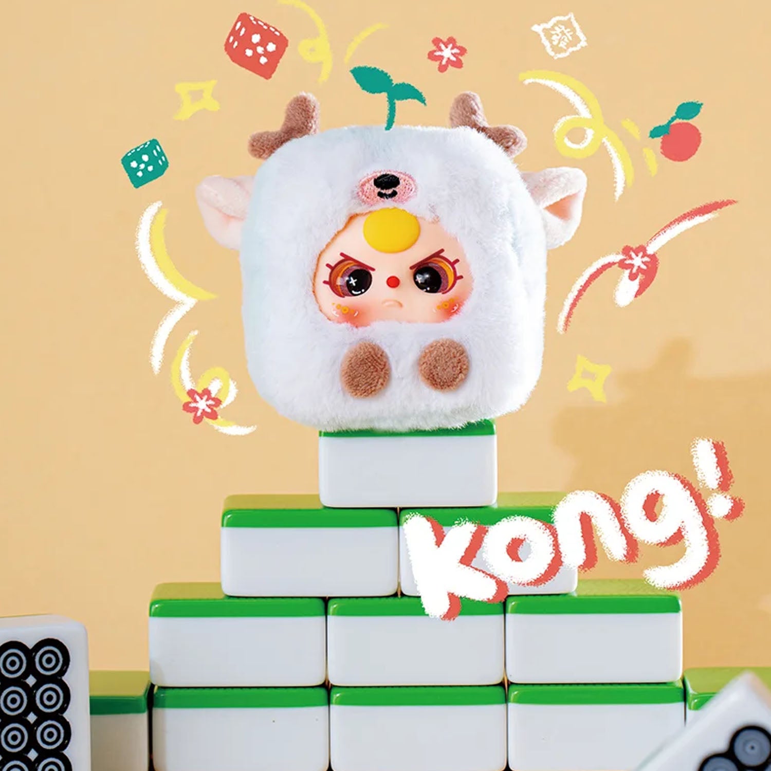 Baby Three Little Mahjong Plush Series Blind Box