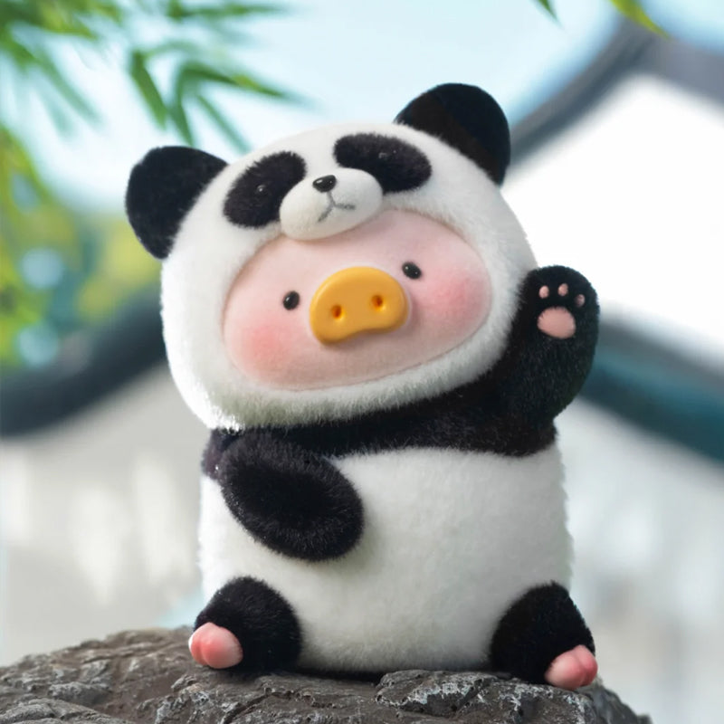 LULU THE PIGGY Panda Figure Hanging Card