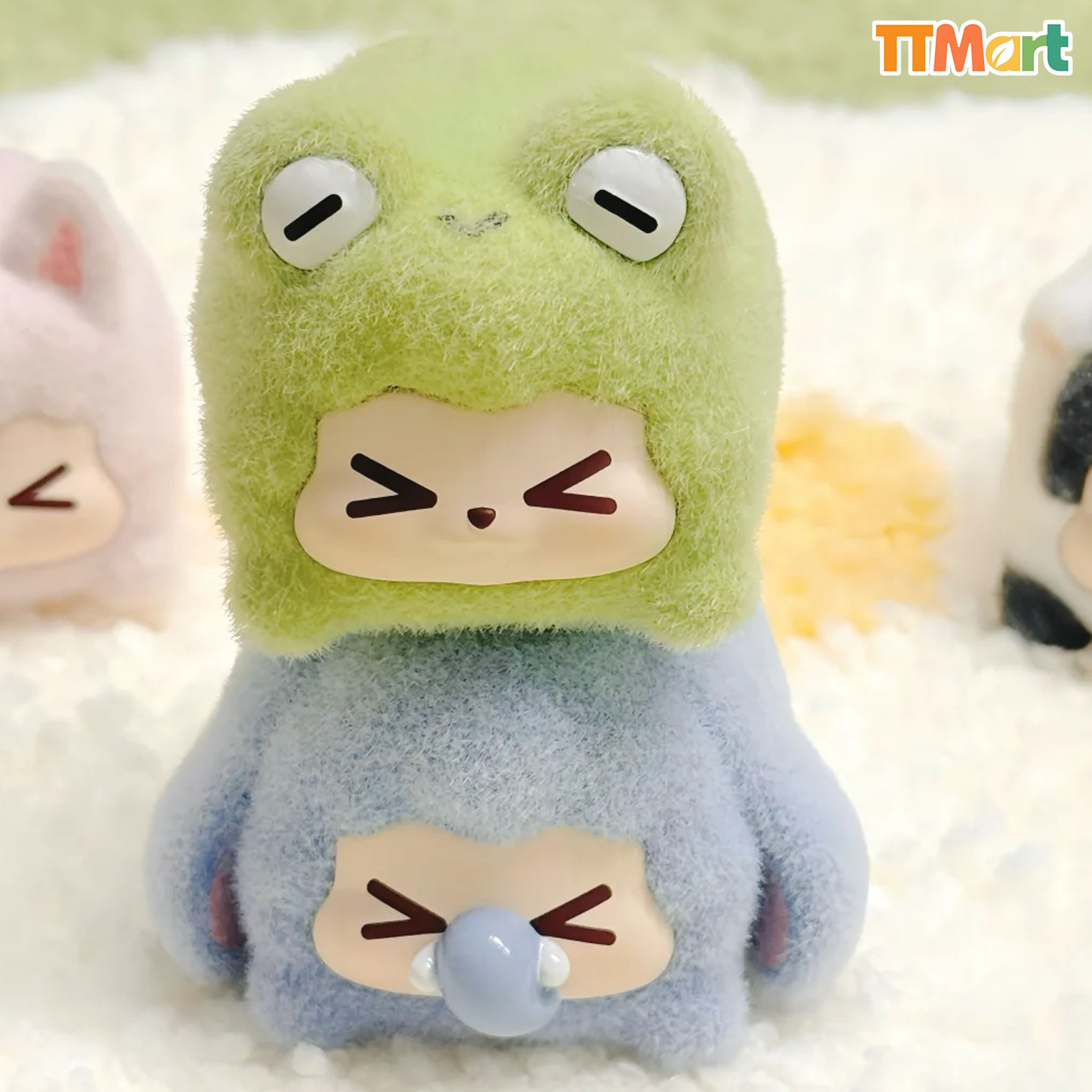 RABBIT KIKI Flocked Baby Animals Series Blind Box