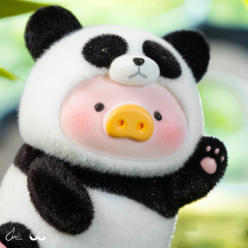 LULU THE PIGGY Panda Figure Hanging Card
