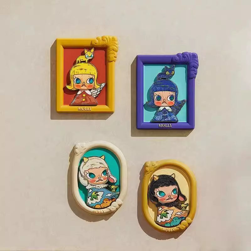 【MEE】Mollly Anniversary Statues Classical Retro-Fridge Magnet Blind Box