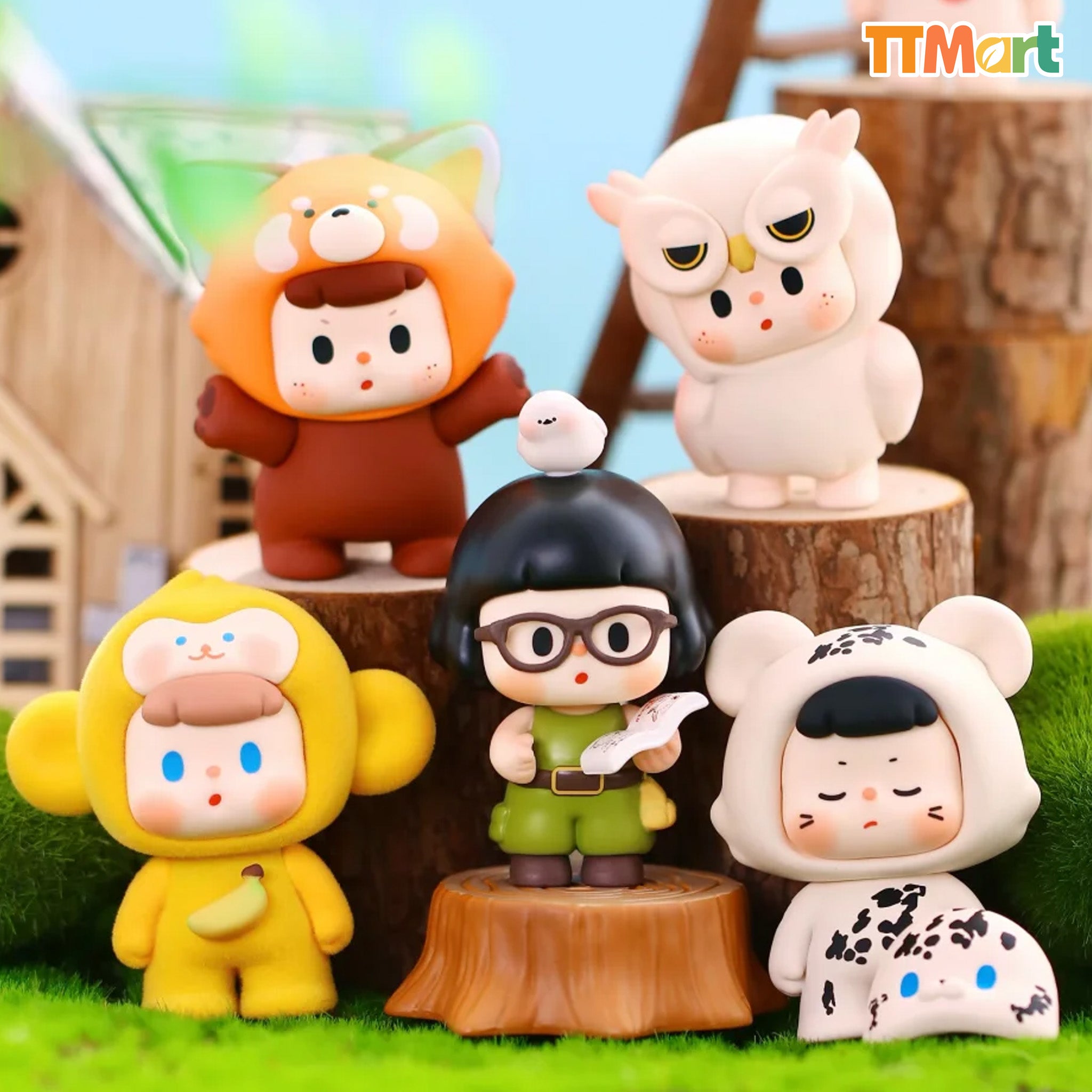 BUER Rare Animals Mini Figure Series Blind Box