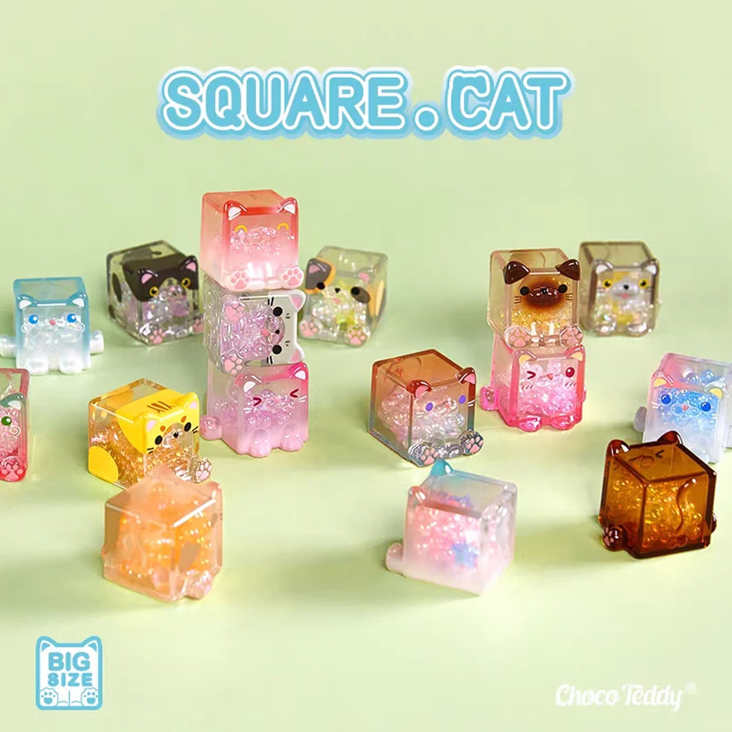 Square Cat Ice Series Blind Box