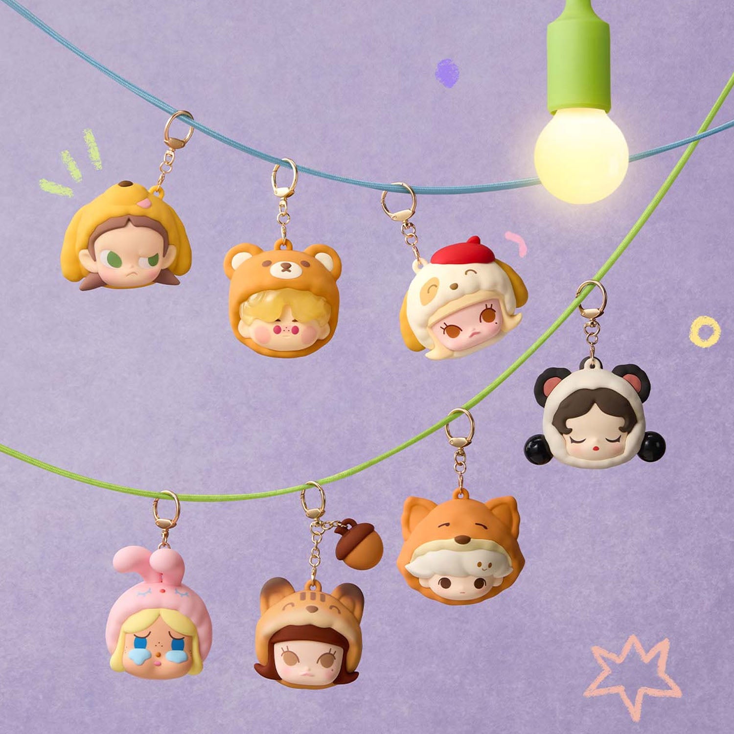 POP BEAN Pajama Party - Earphone Bag Series Blind Box