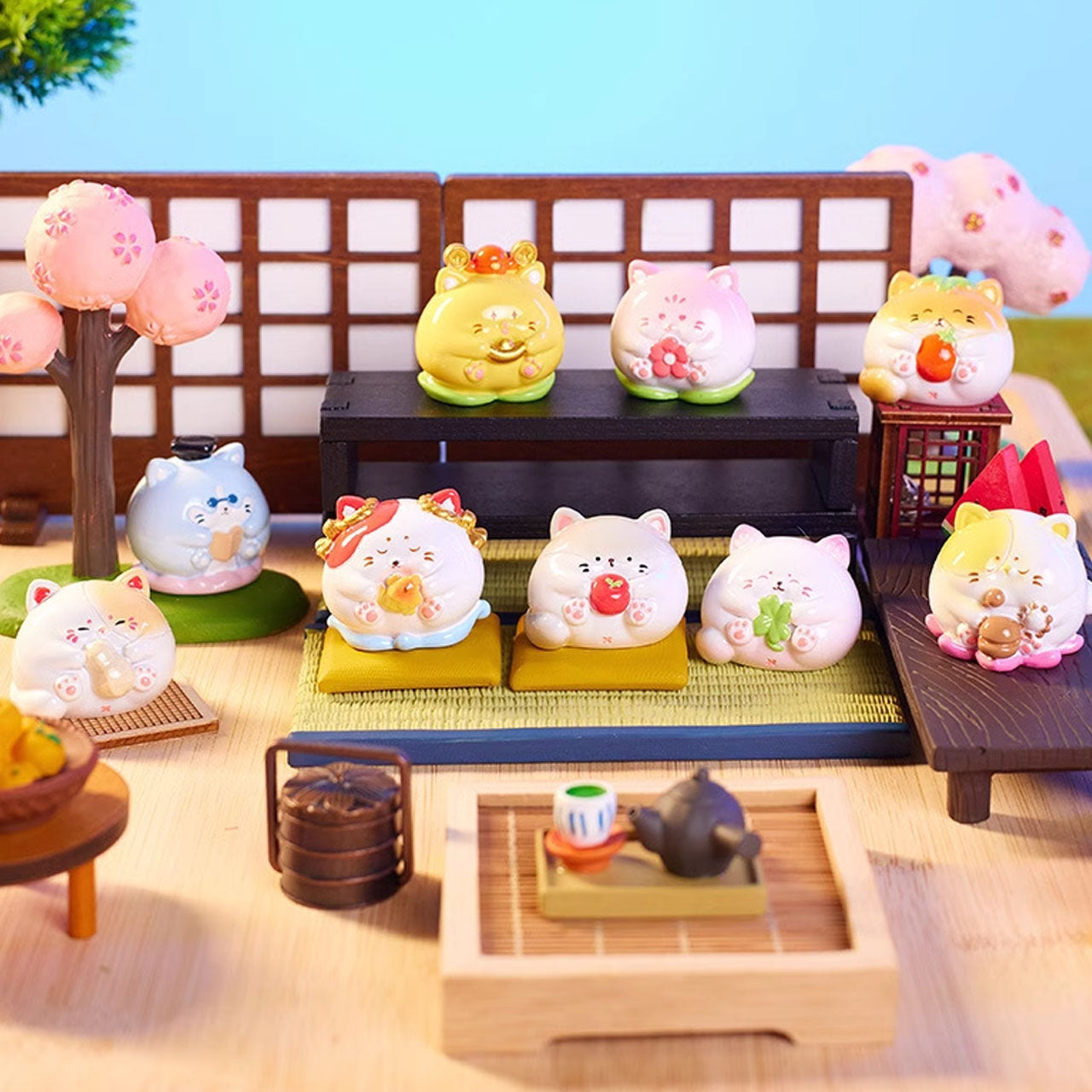 Praying Kitty Beans Blind Bag