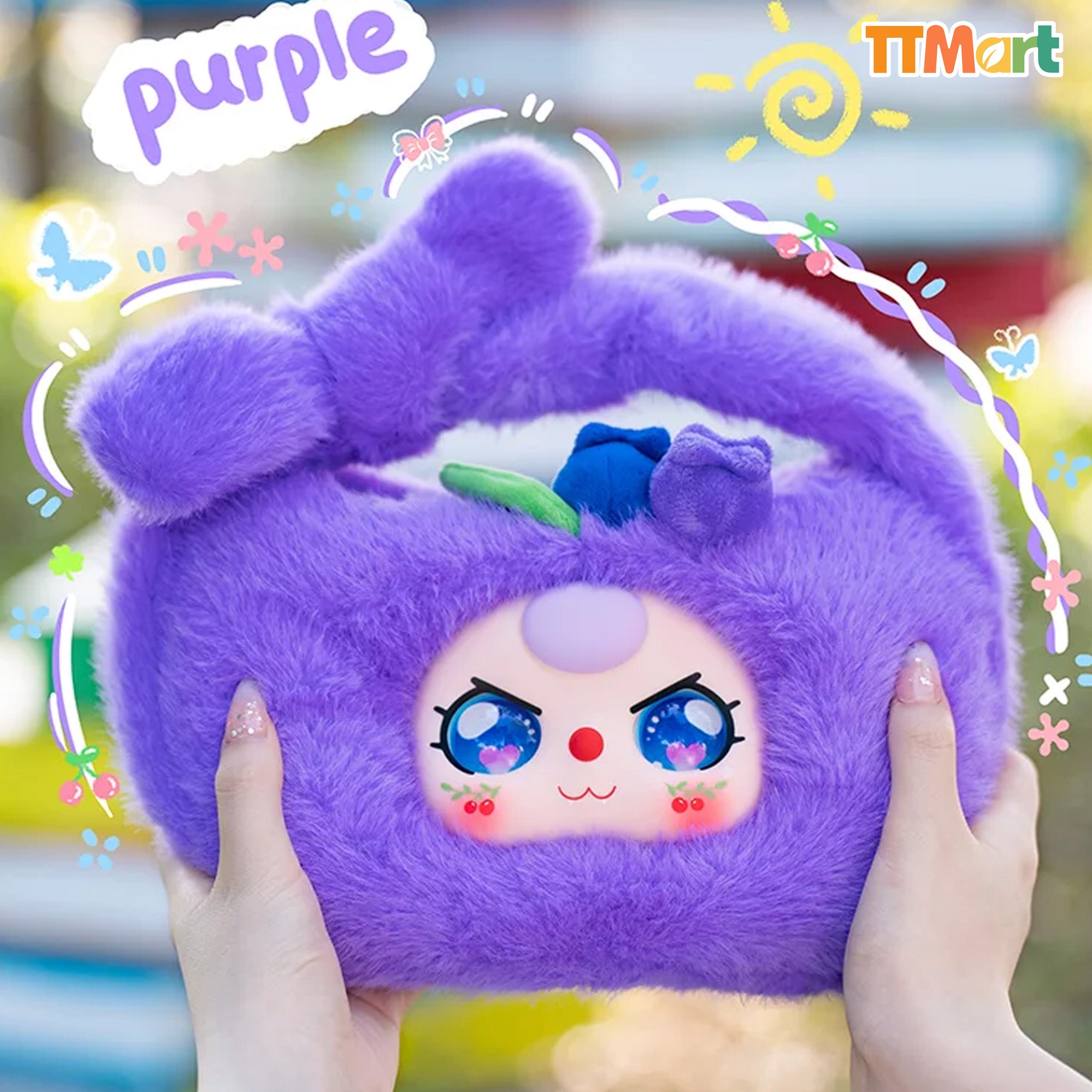 Baby Three Baby Fruit Handbag Plush Series Blind Box