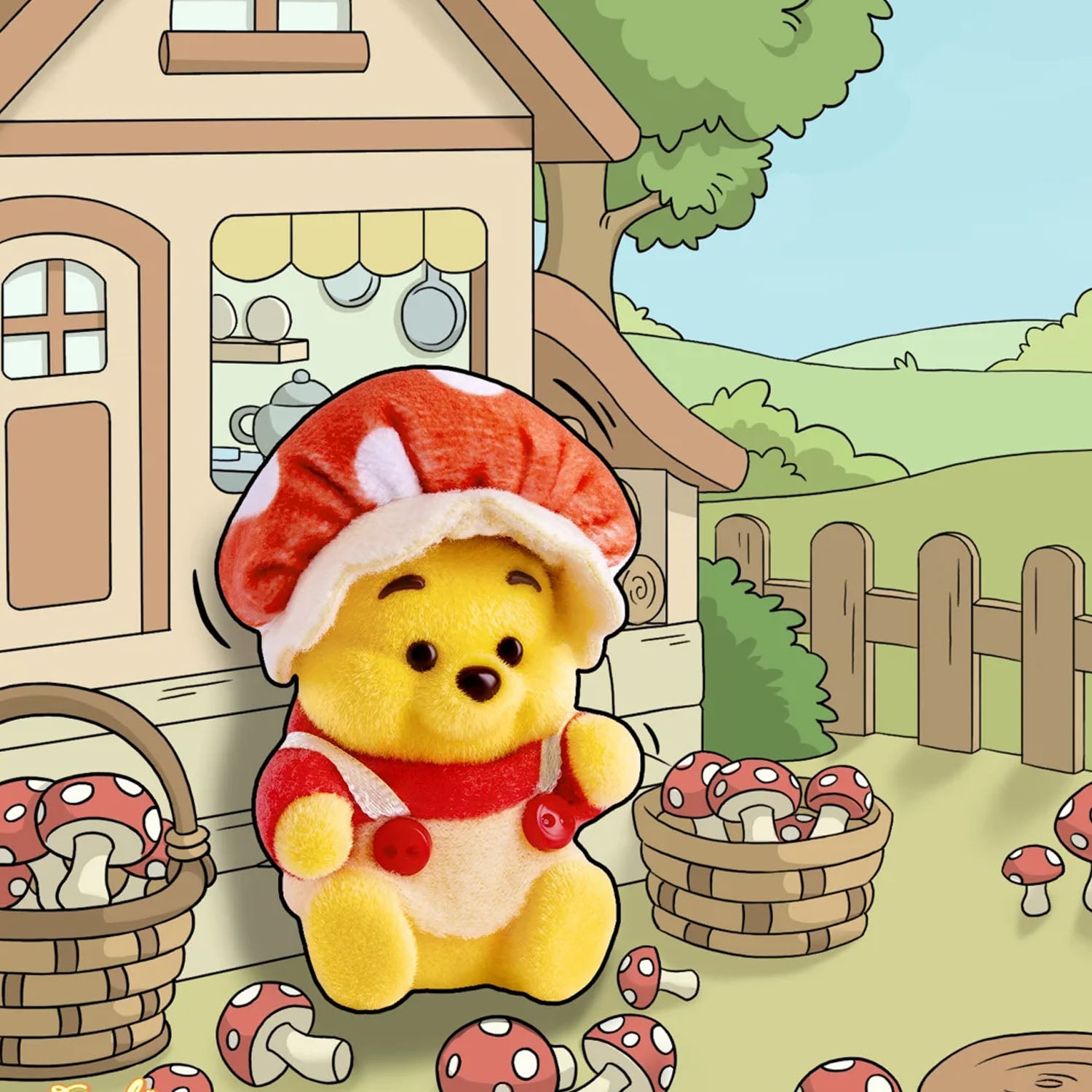 Winnie The Pooh Touching Garden Series Figure Blind Box