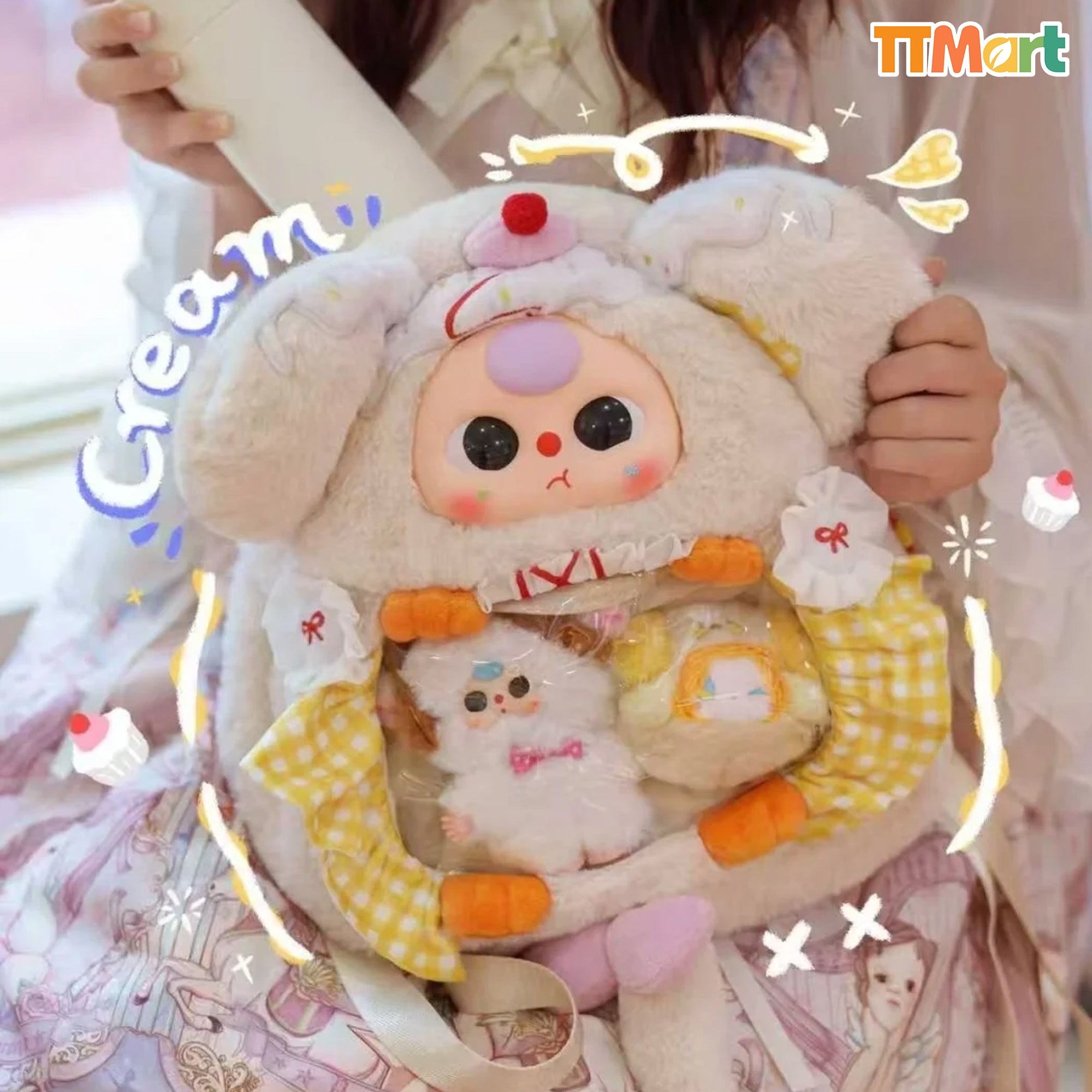 Baby Three 400% Itabag Backpack Plush Series Blind Box