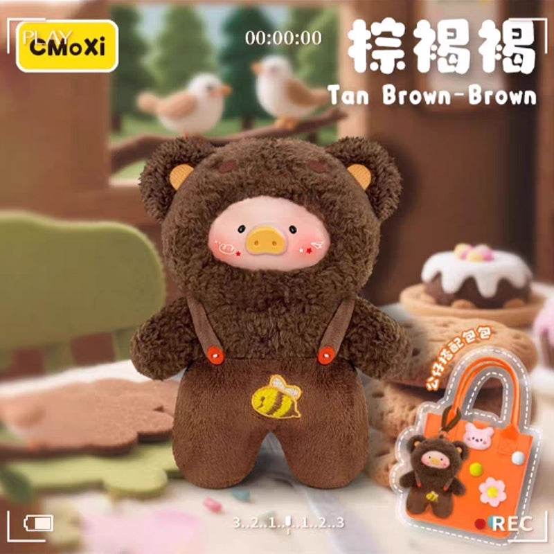 Rainbow Pig Plush Pendant With Tote Bag Series Blind Box