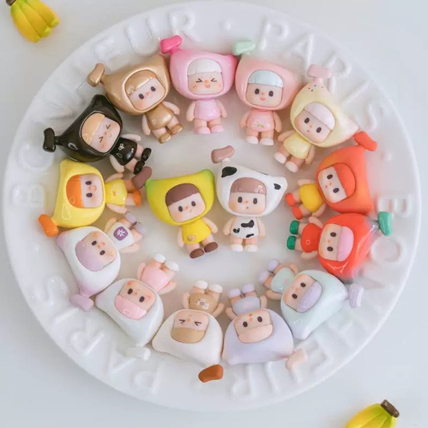 BUER Hi Friends Banana Mini Bean Series Blind Box