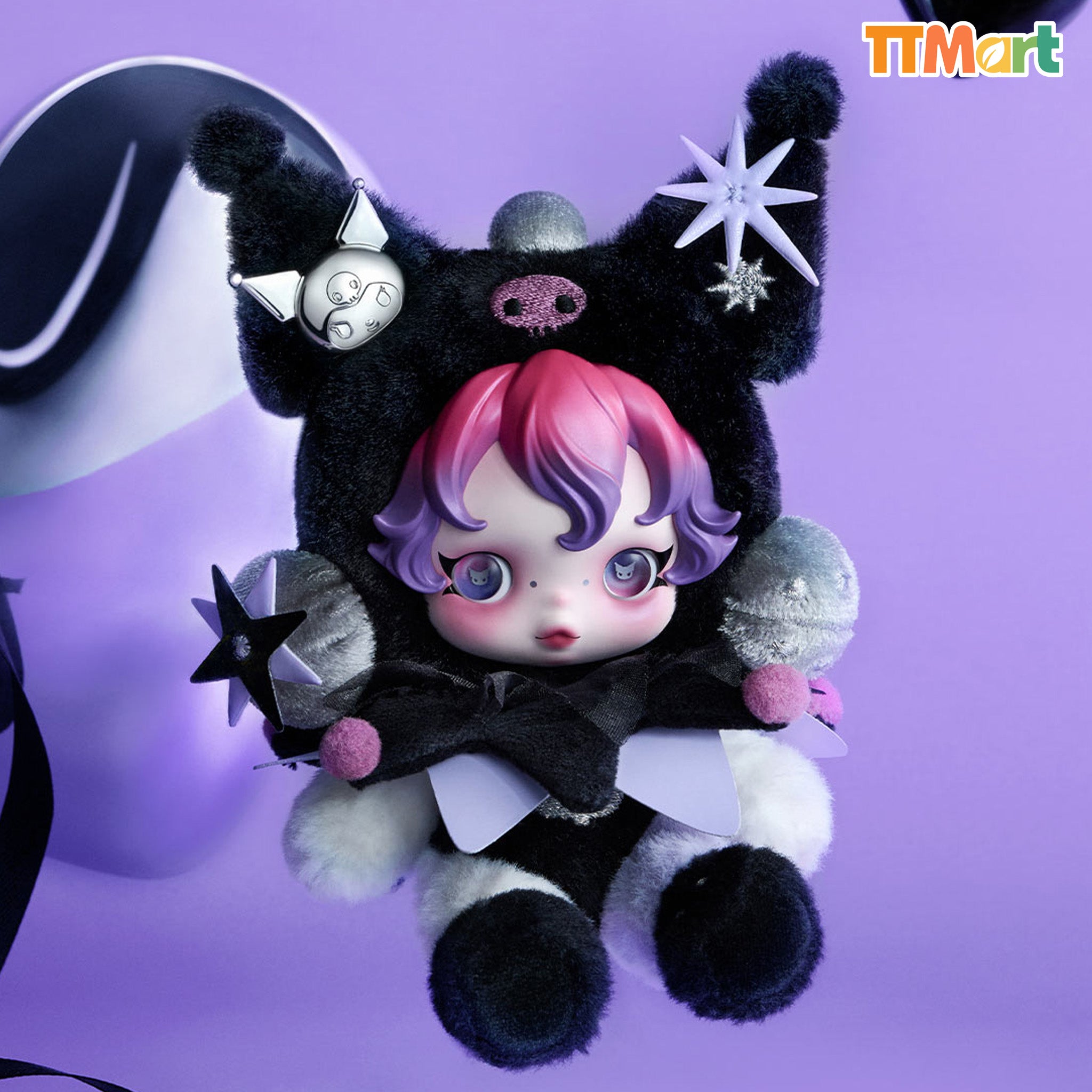 SKULLPANDA × KUROMI Plush