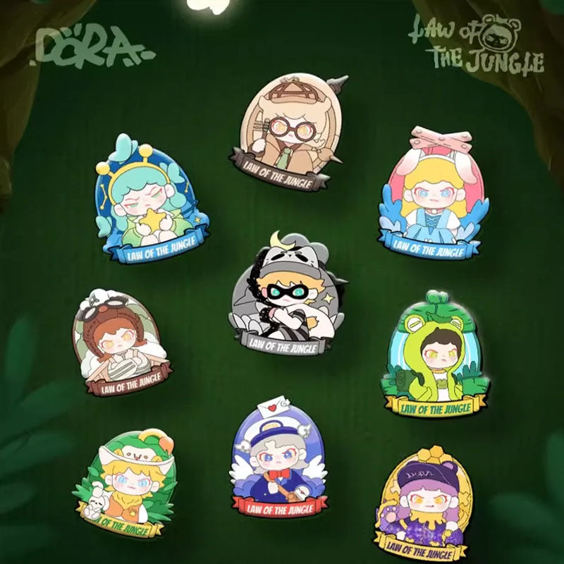 DORA Law Of The Jungle Badge Series Blind Box