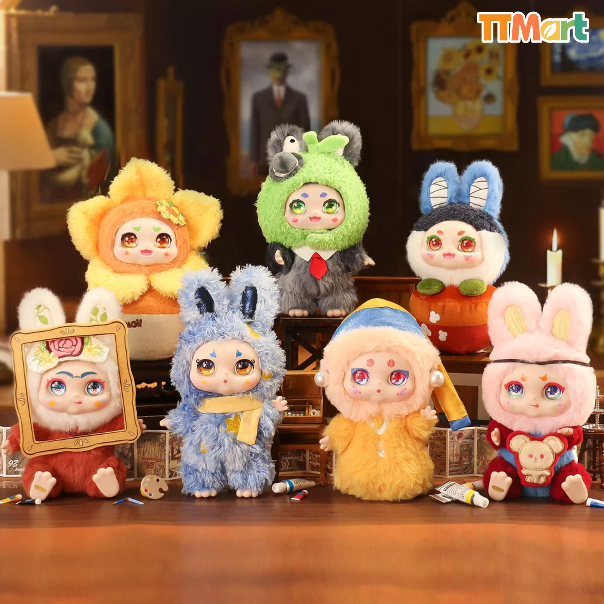 KIMMON Explore Famous Paintings Plush Series Blind Box