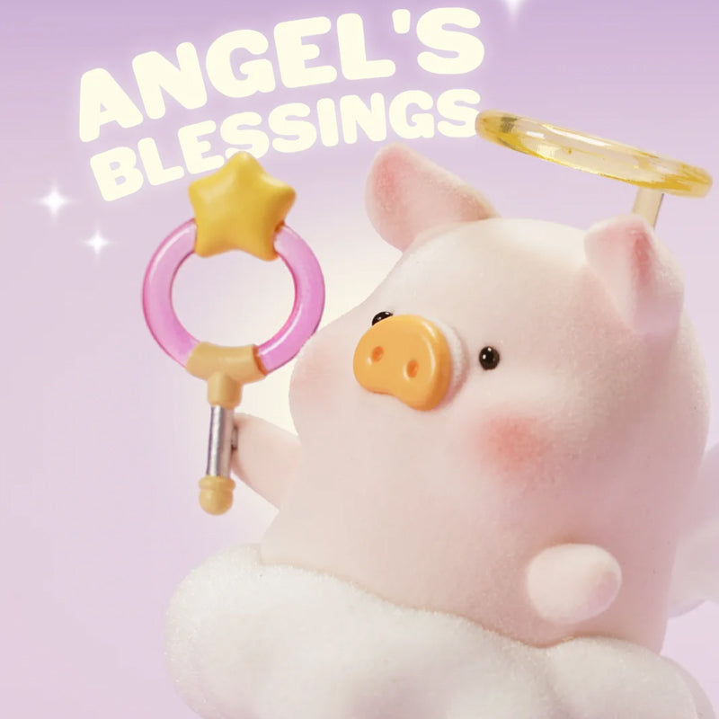 LULU THE PIGGY Angel‘s Blessings Figure Hanging Card