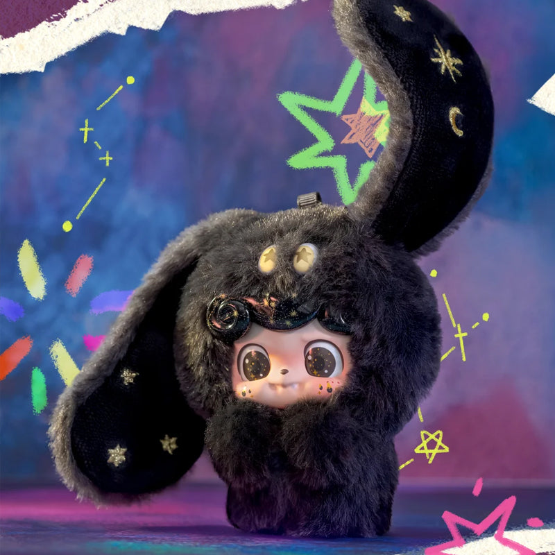 Qkids Emotional Hairy MONSTERS シークレット Q Kid Emotional Hairy Monsters Series Plush Blind Box - Surprey
