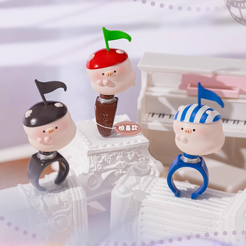 TIAN BAO Piggy Starry Waltz Rotating Ring Series Blind Box