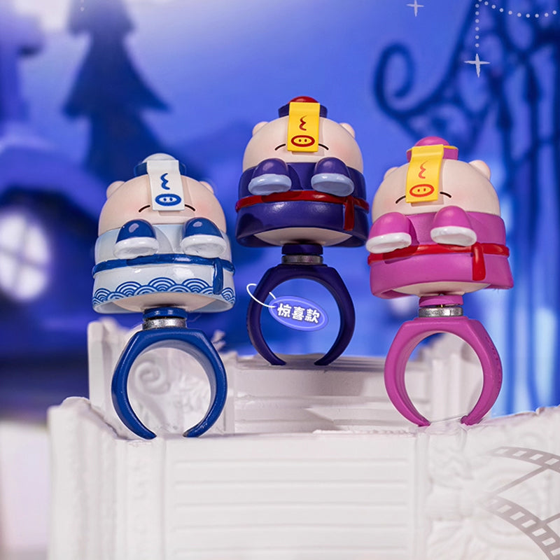 TIAN BAO Piggy Starry Waltz Rotating Ring Series Blind Box