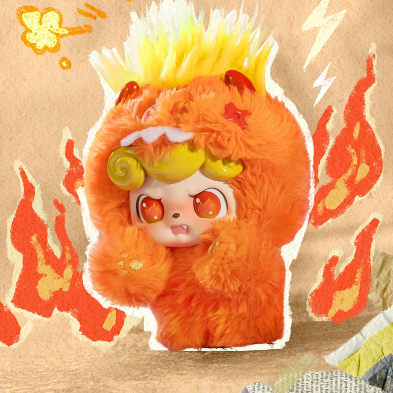 Q.Kid Emotional Hairy Monsters Series Pendant Blind Box