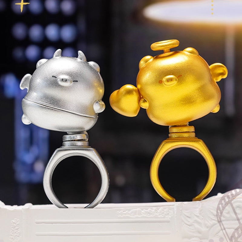 TIAN BAO Piggy Starry Waltz Rotating Ring Series Blind Box