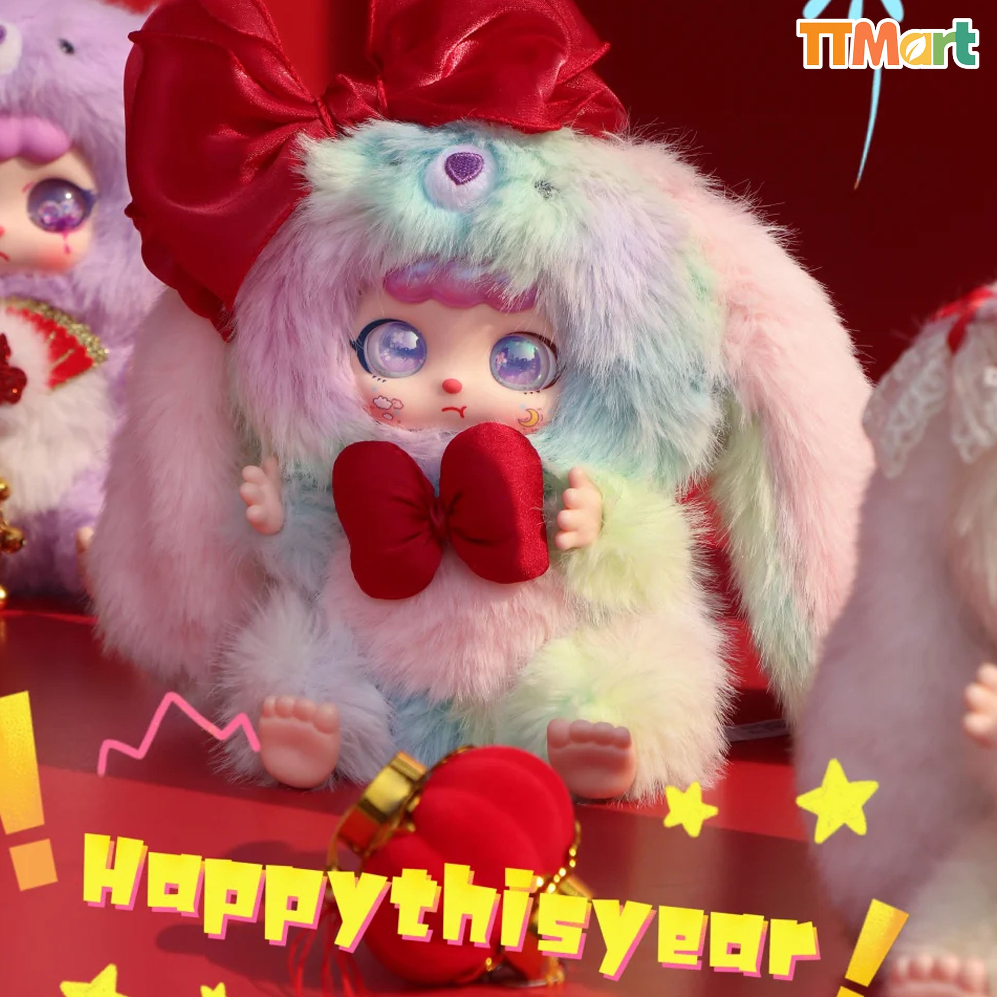 Little Nai Fu Bunny New Year Series Plush Blind Box