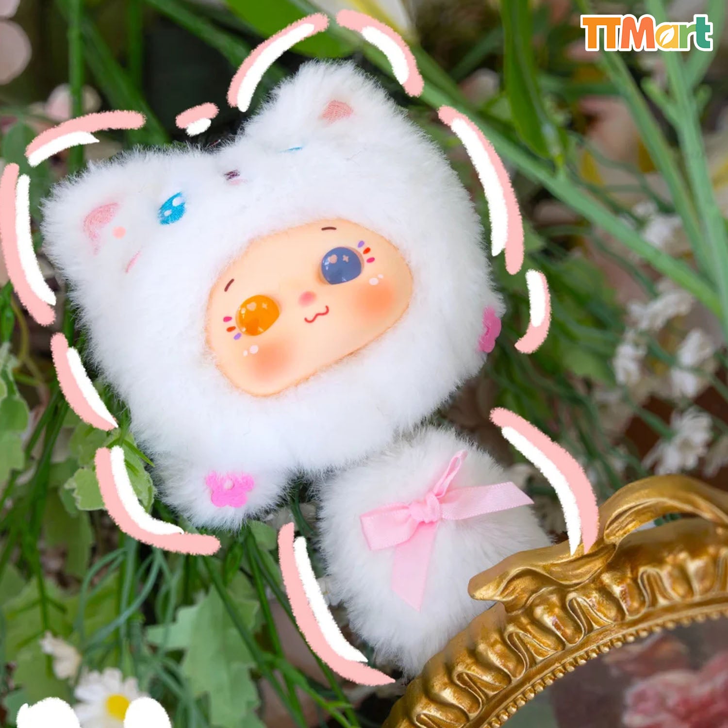 BABOO MEOW Comb Mirror Set Plush Series Blind Box