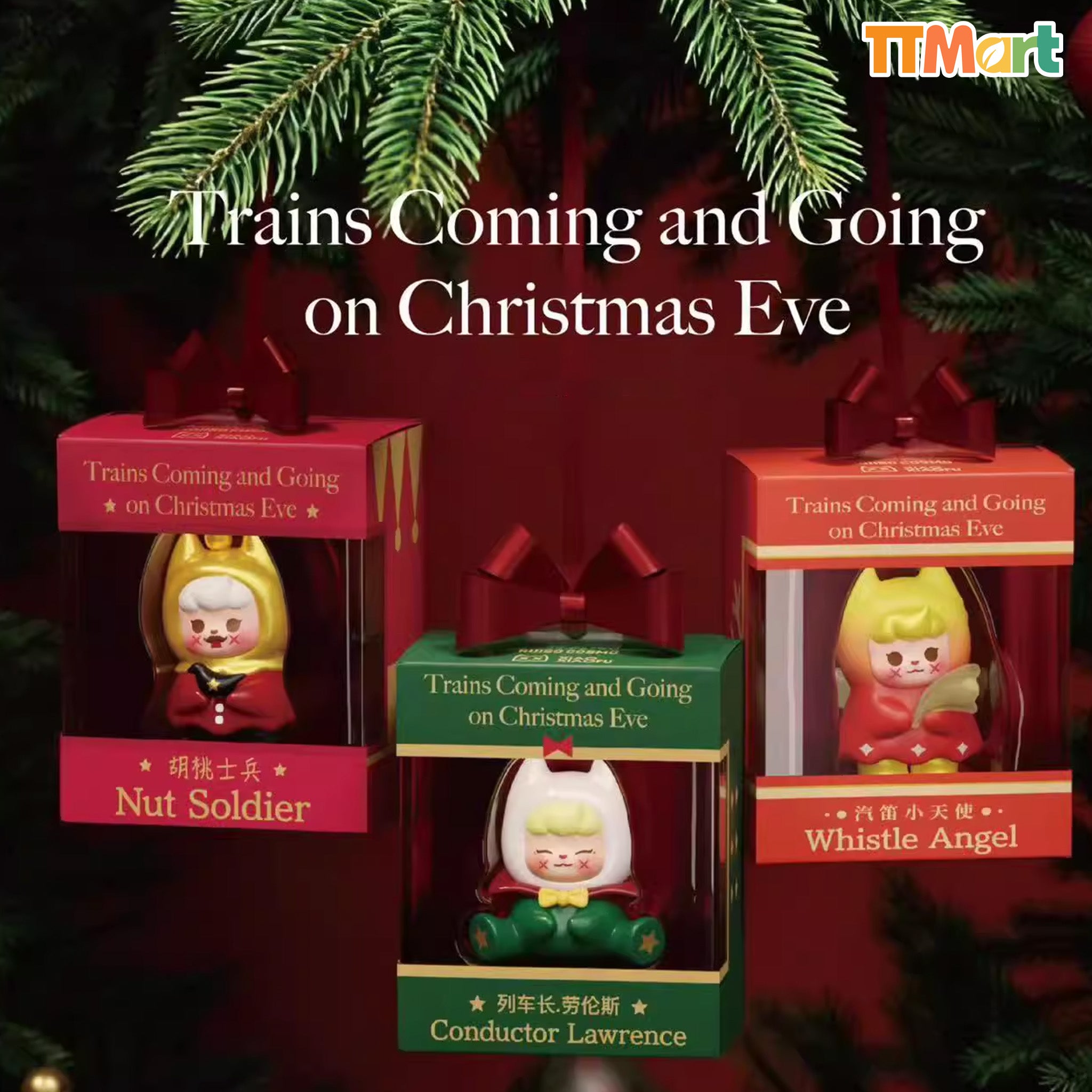 XXFU Trains Coming And Goingon Christmas Eve Mini Series Blind Box