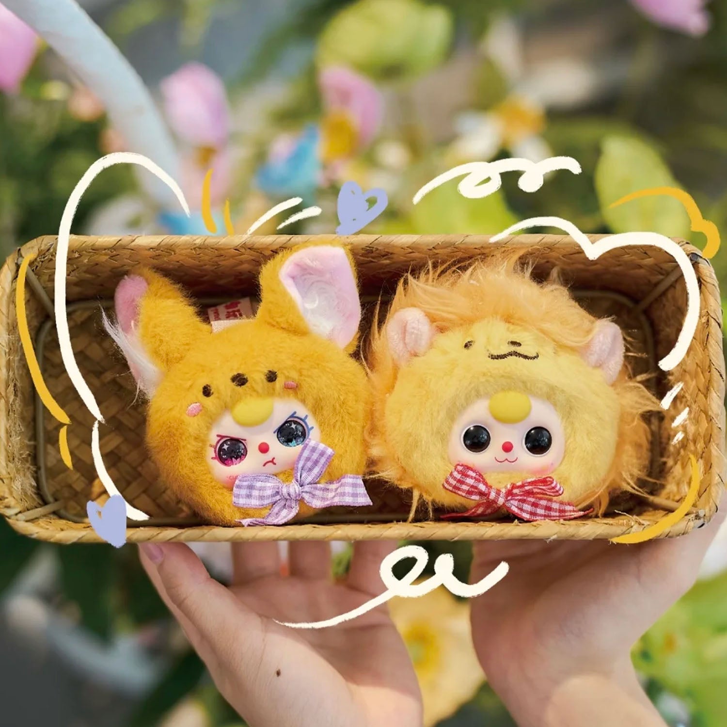 Baby Three Vanity Mirror Plush Blind Box