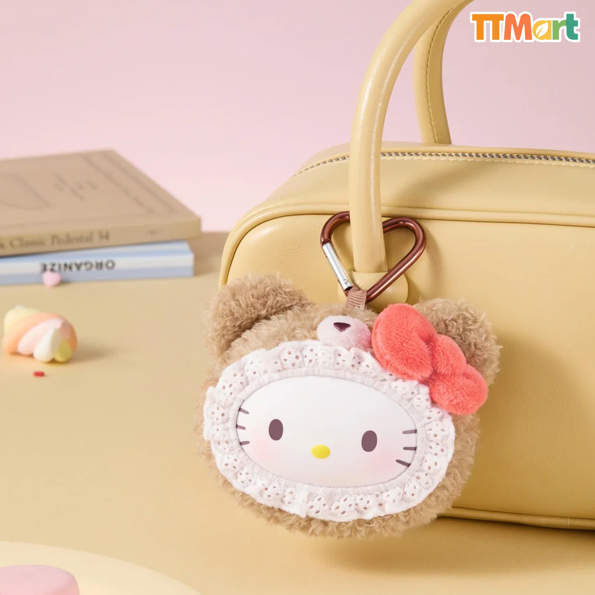 SANRIO Fluffy Teddy Bear Plush Pendant Series Blind Box