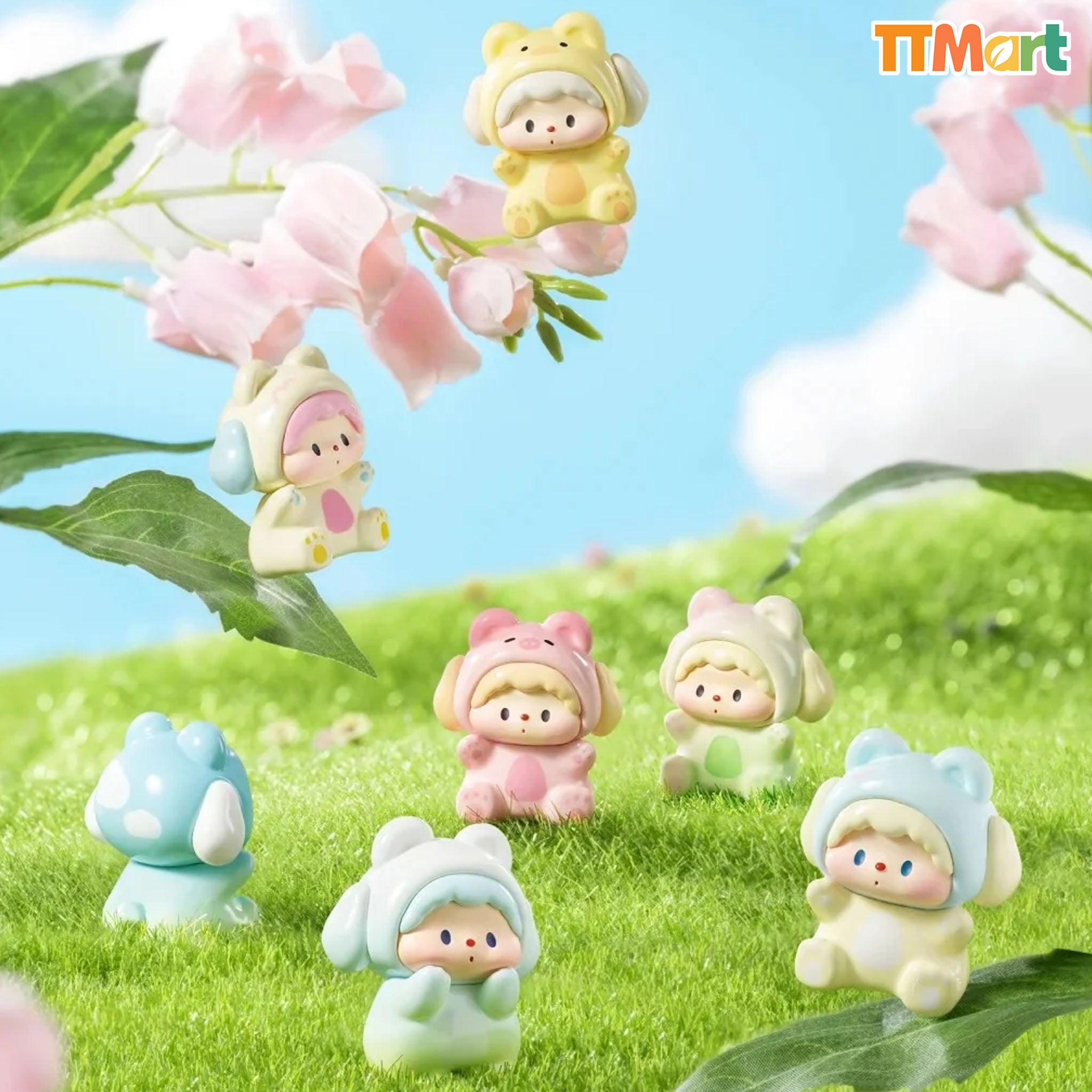 LULUDOG Bear Party V2 A Picnic In Spring Mini Bean Series Blind Bag