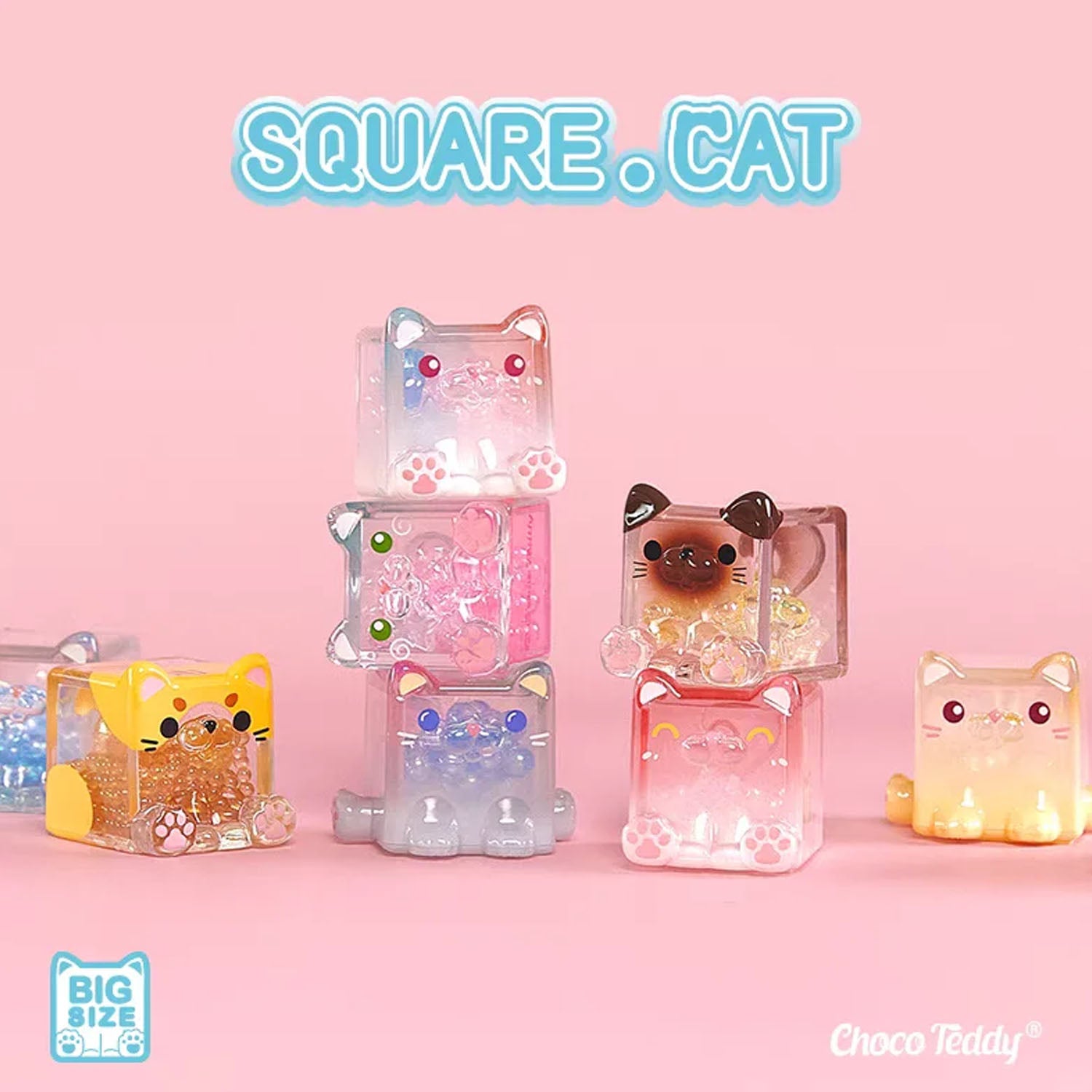 Square Cat Ice Series Blind Box