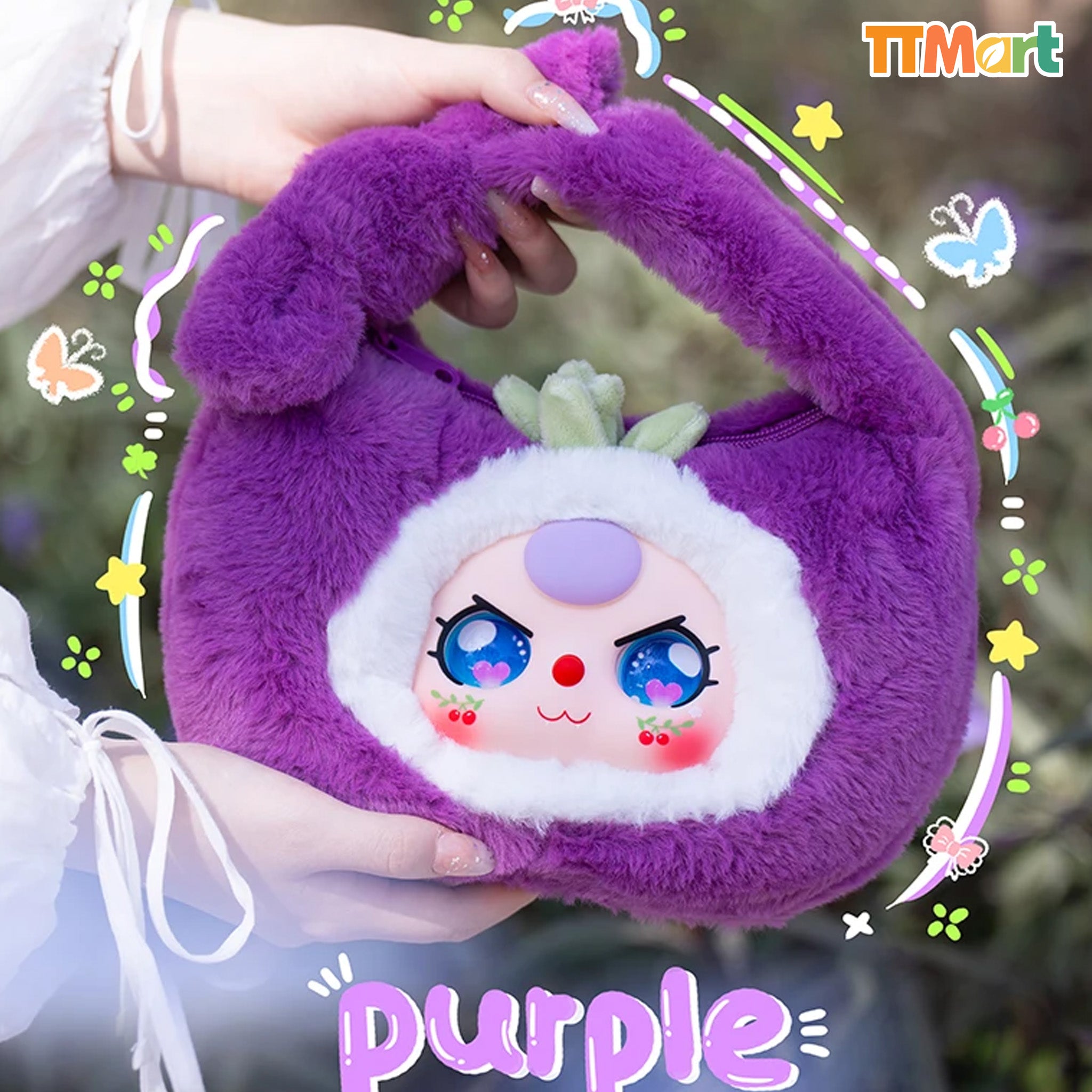 Baby Three Baby Fruit Handbag Plush Series Blind Box