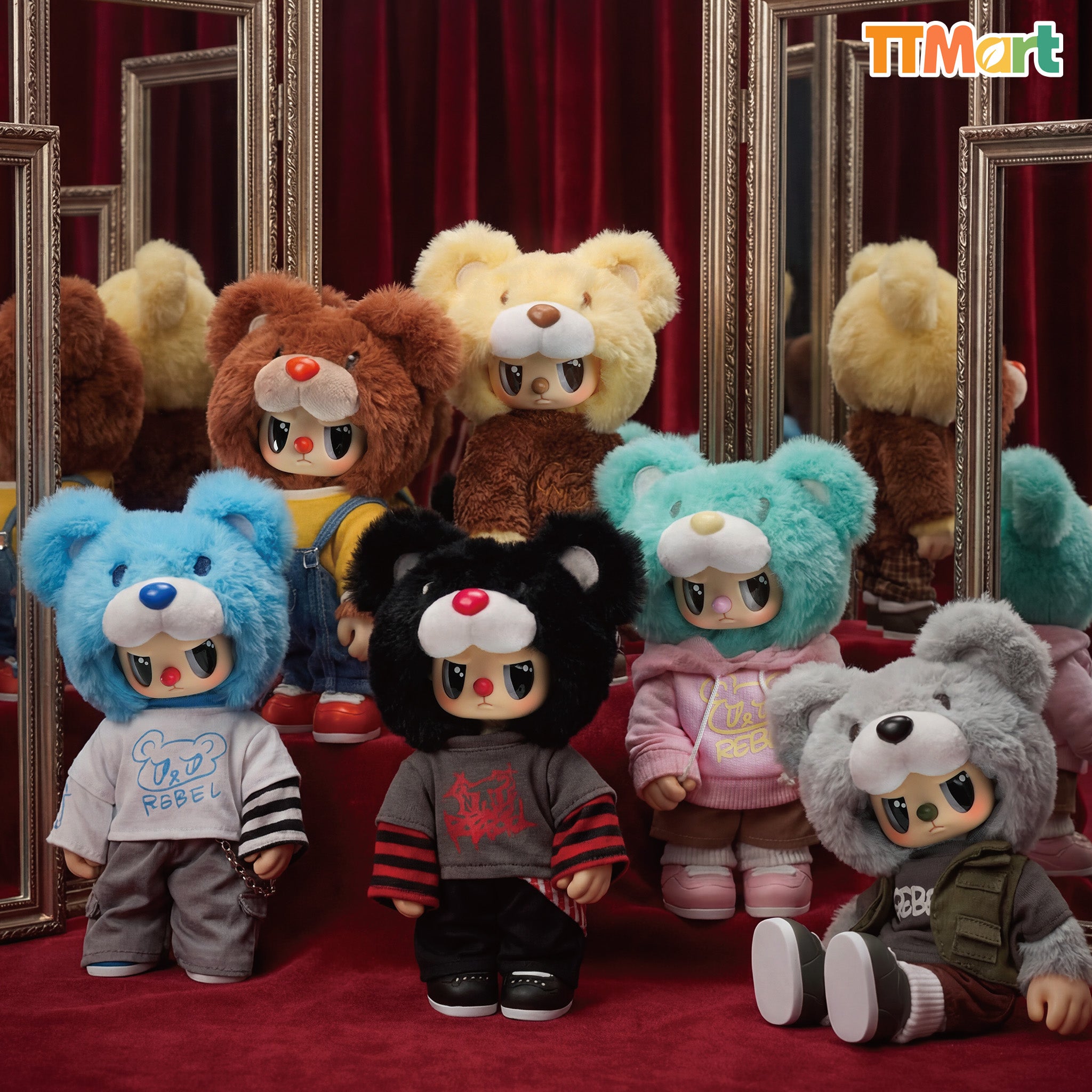 REBEL BEAR The Street Series Plush Blind Box