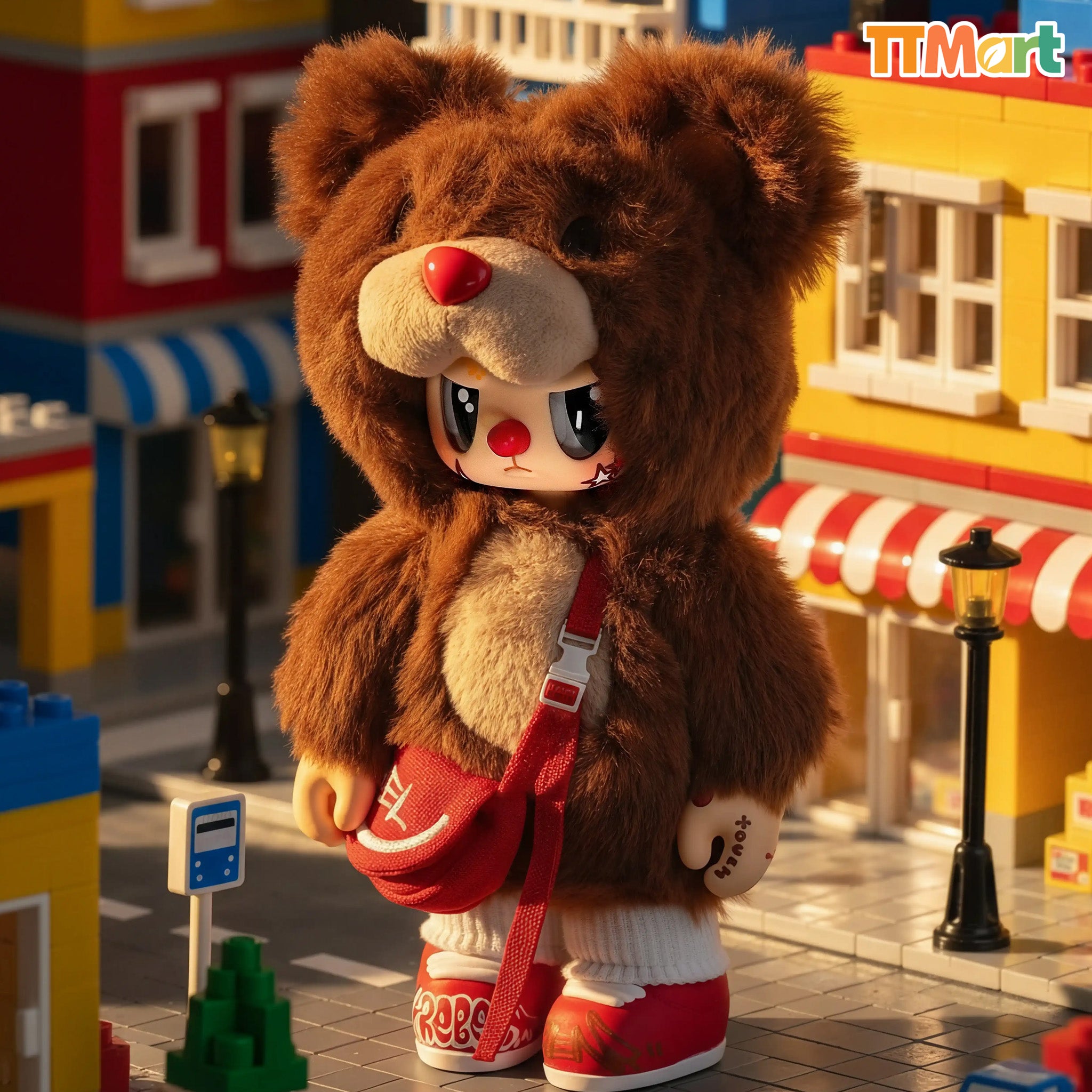 REBEL BEAR Find A Bag Series Vinyl Plush Blind Box