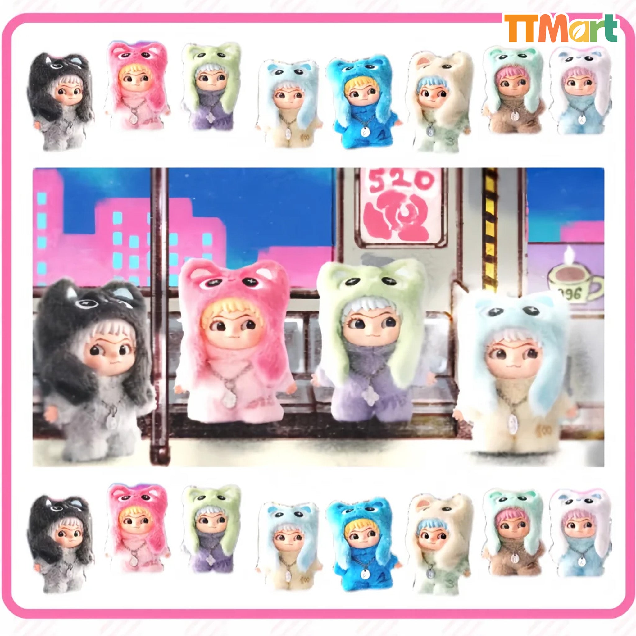 WAKUKU On A Roll Plush Series Blind Box