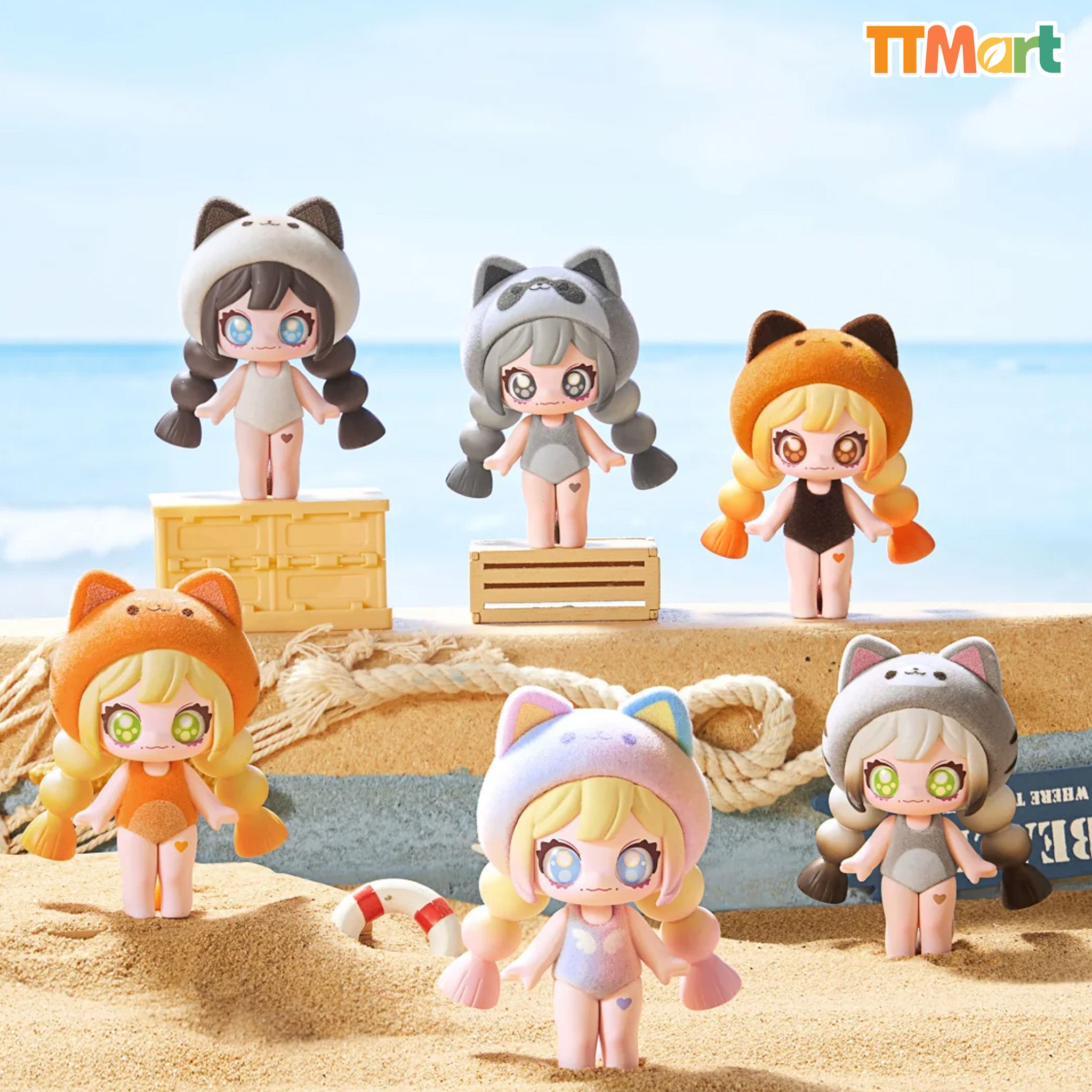 HOLA Dopamine Cat Mini Figure Series Blind Box