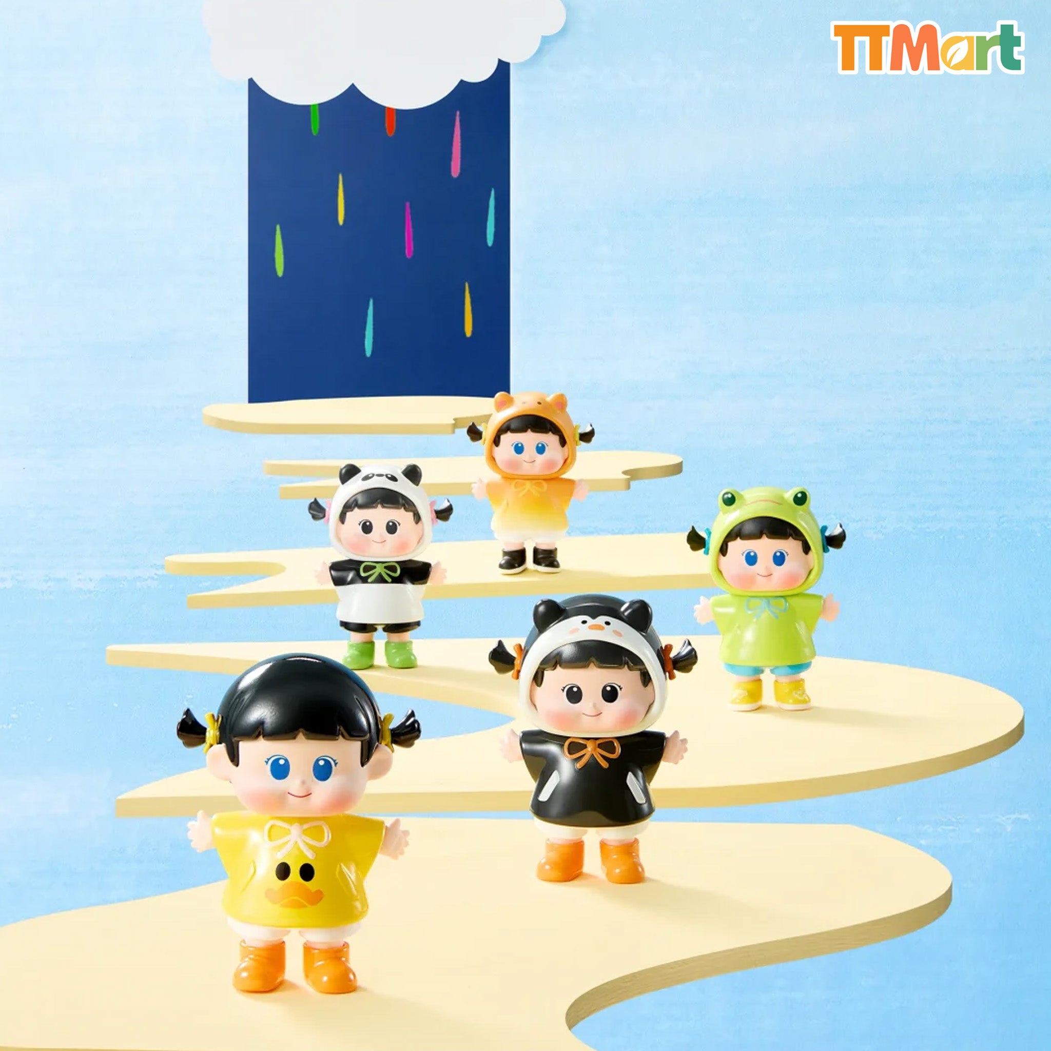 YUUNA Playful Raincoat Mini Figure Series Blind Box