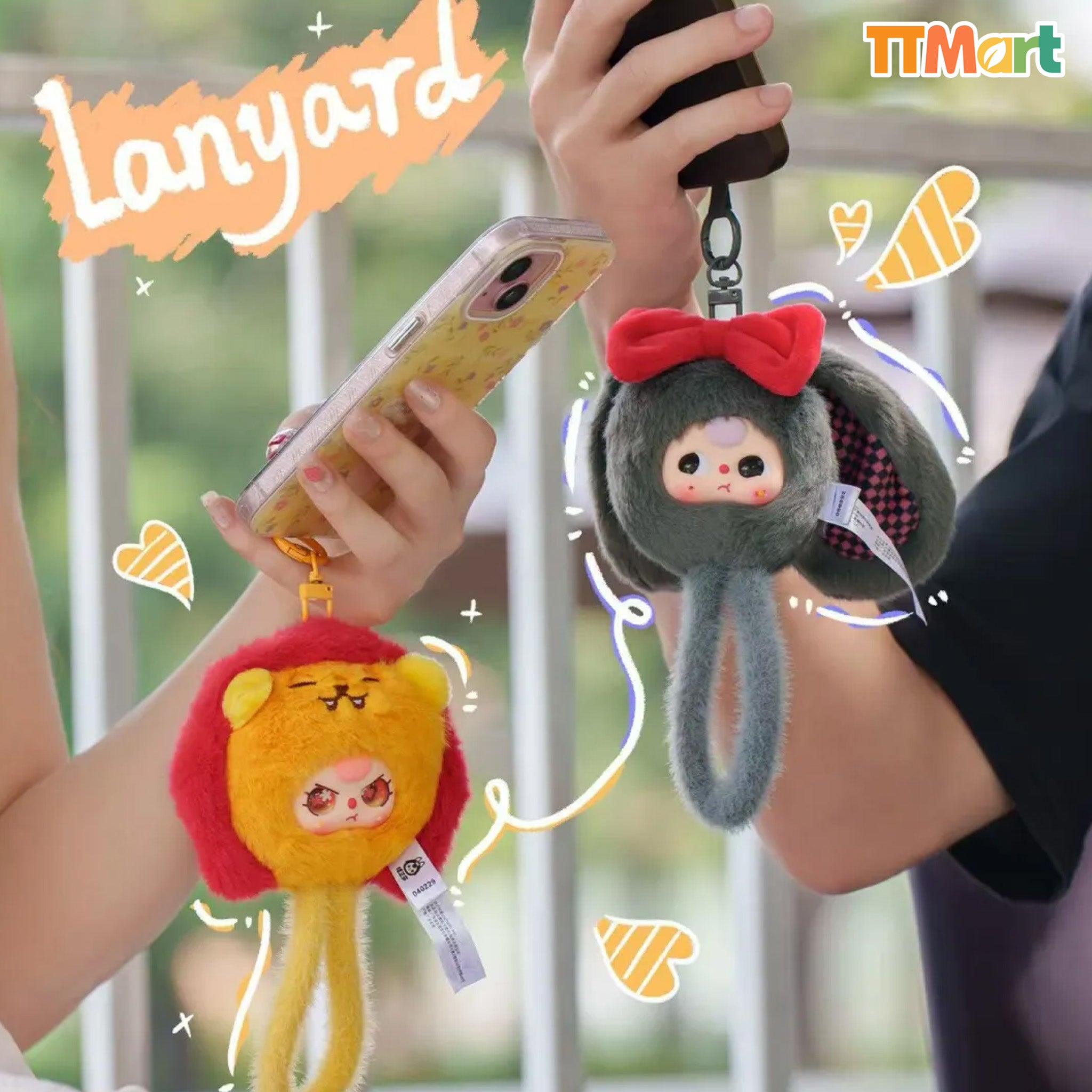 Baby Three Wrist Strap Series Plush Blind Box