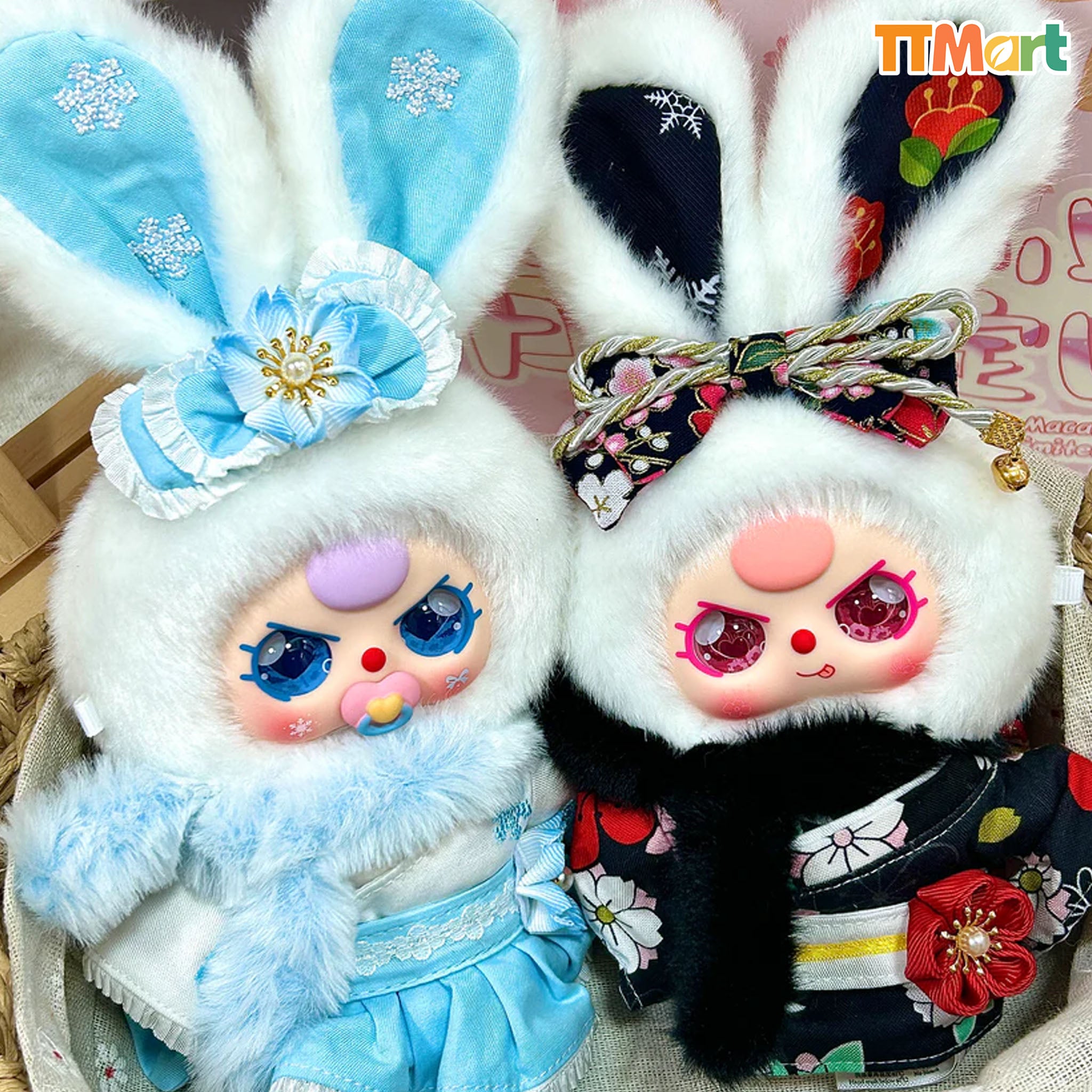 Baby Three V2 Japan Limited Macaron Cute Bunny Series Blind Box