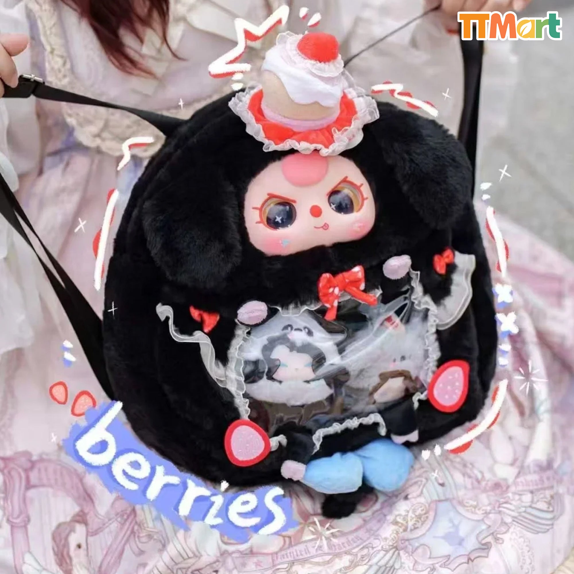 Baby Three 400% Itabag Backpack Plush Series Blind Box