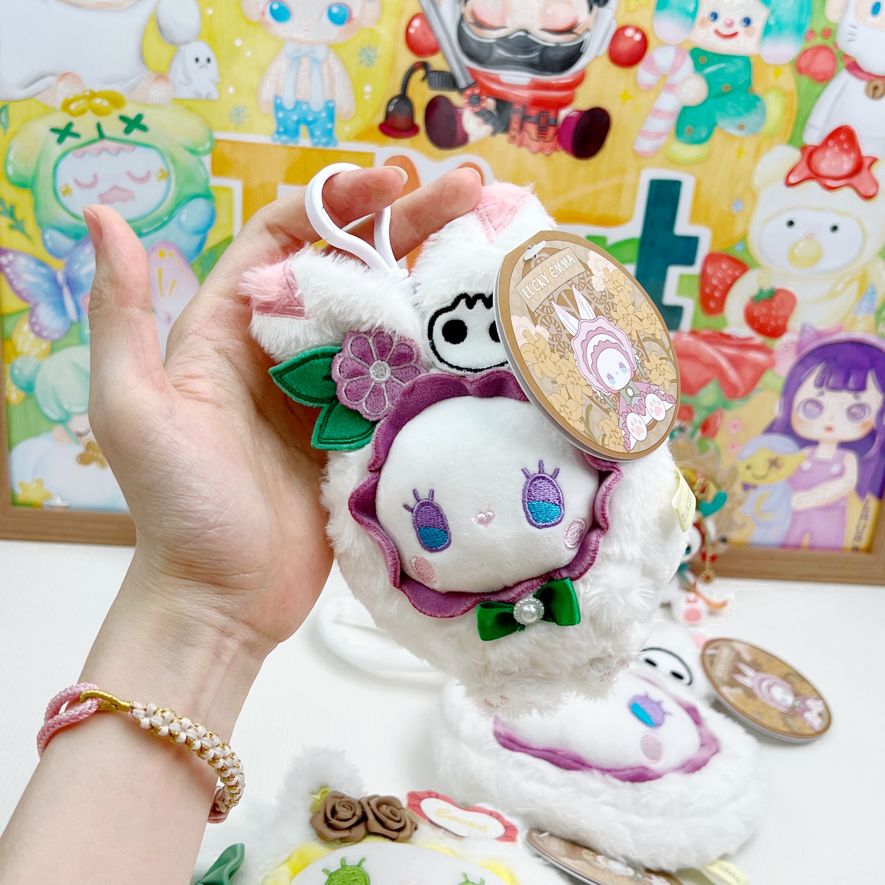 EMMA Plushy Purse Keychian