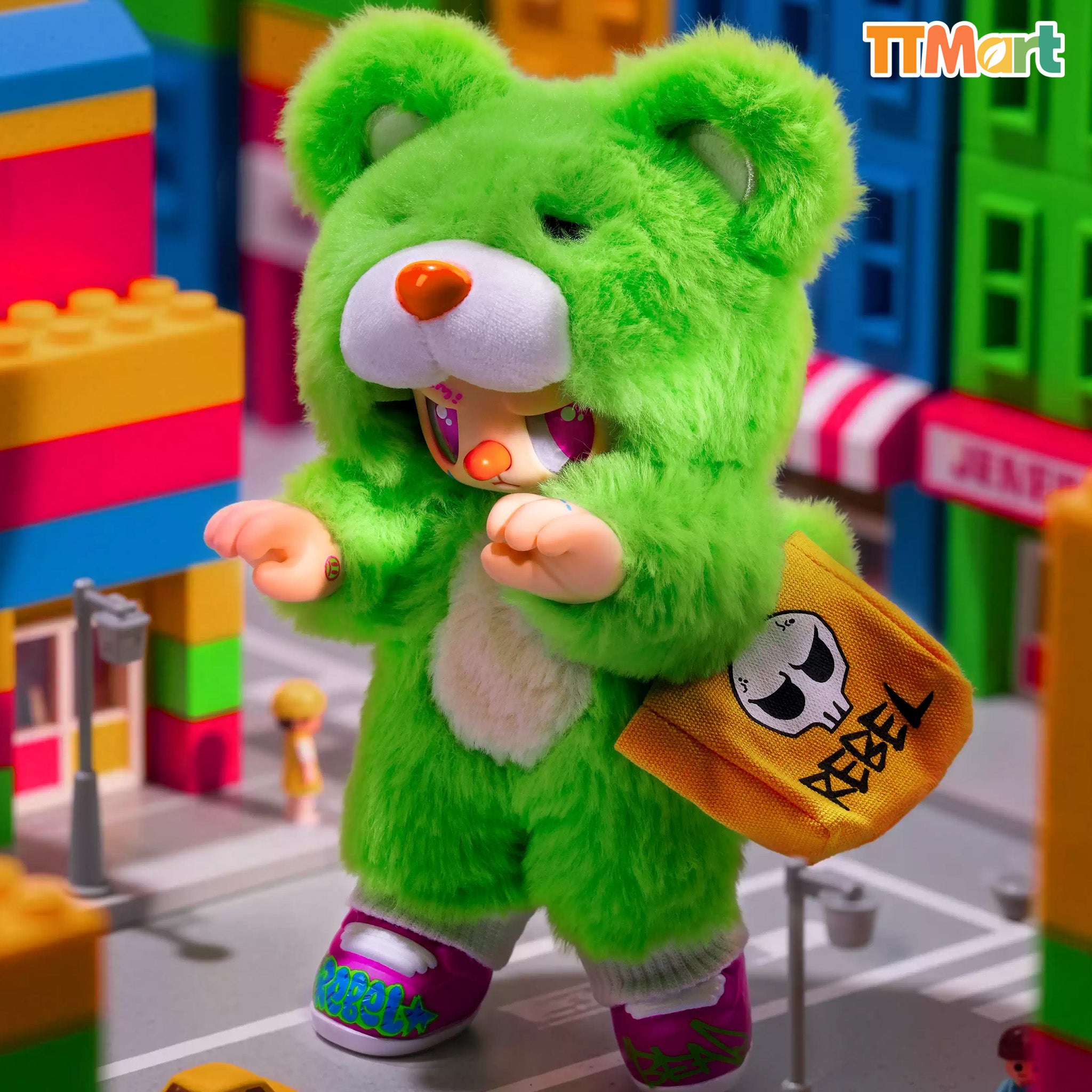 REBEL BEAR Find A Bag Series Vinyl Plush Blind Box