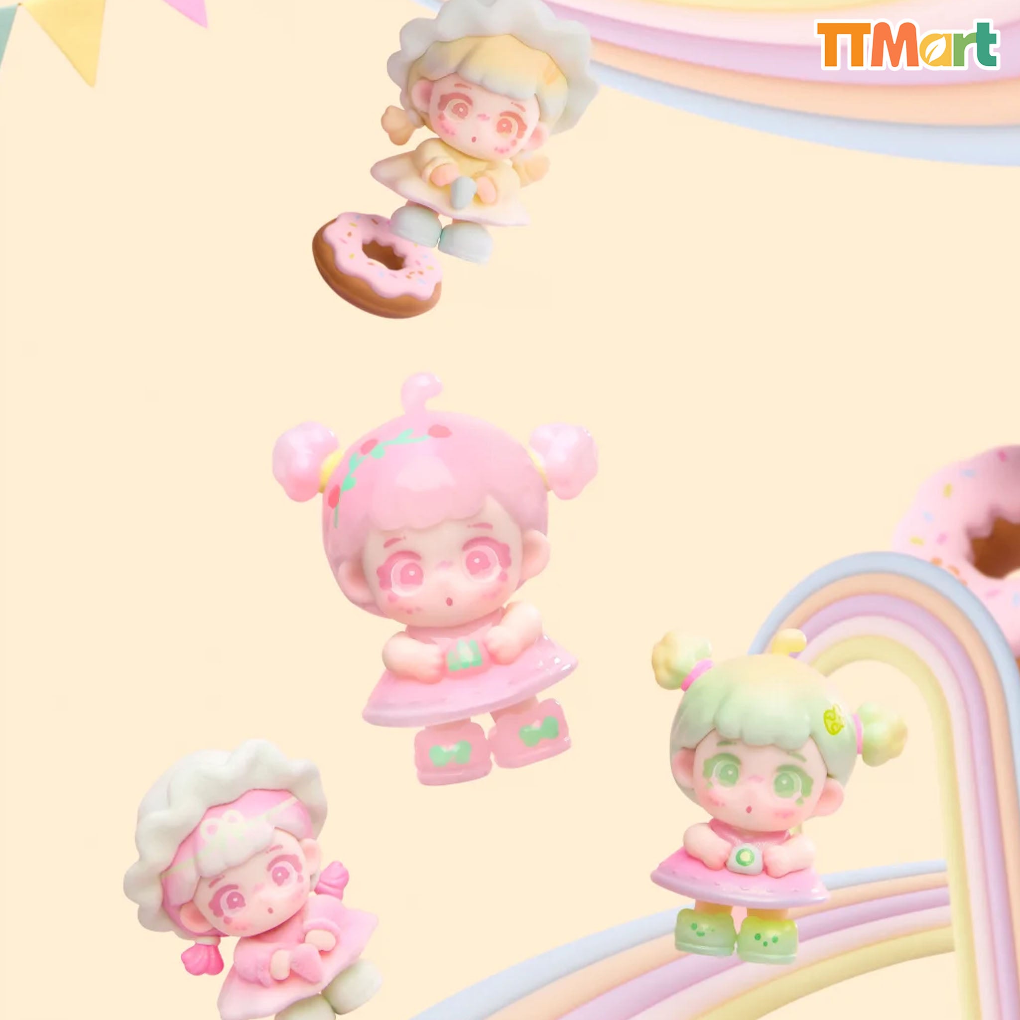 P Peach Cute Paradise Series Beans Blind Bag