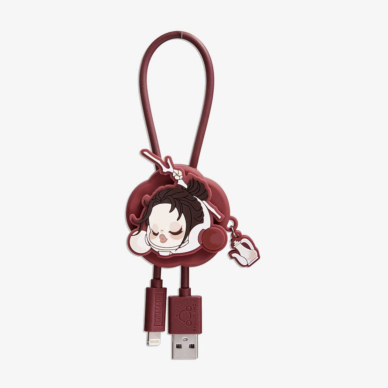 SKULLPANDA The Ink Plum Blossom Series-Cable Line Blind Box (Type-C/IPHONE)