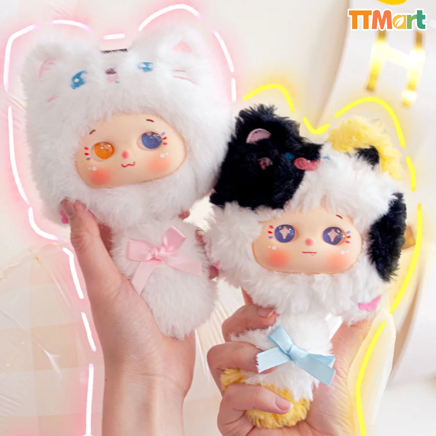 BABOO MEOW Comb Mirror Set Plush Series Blind Box